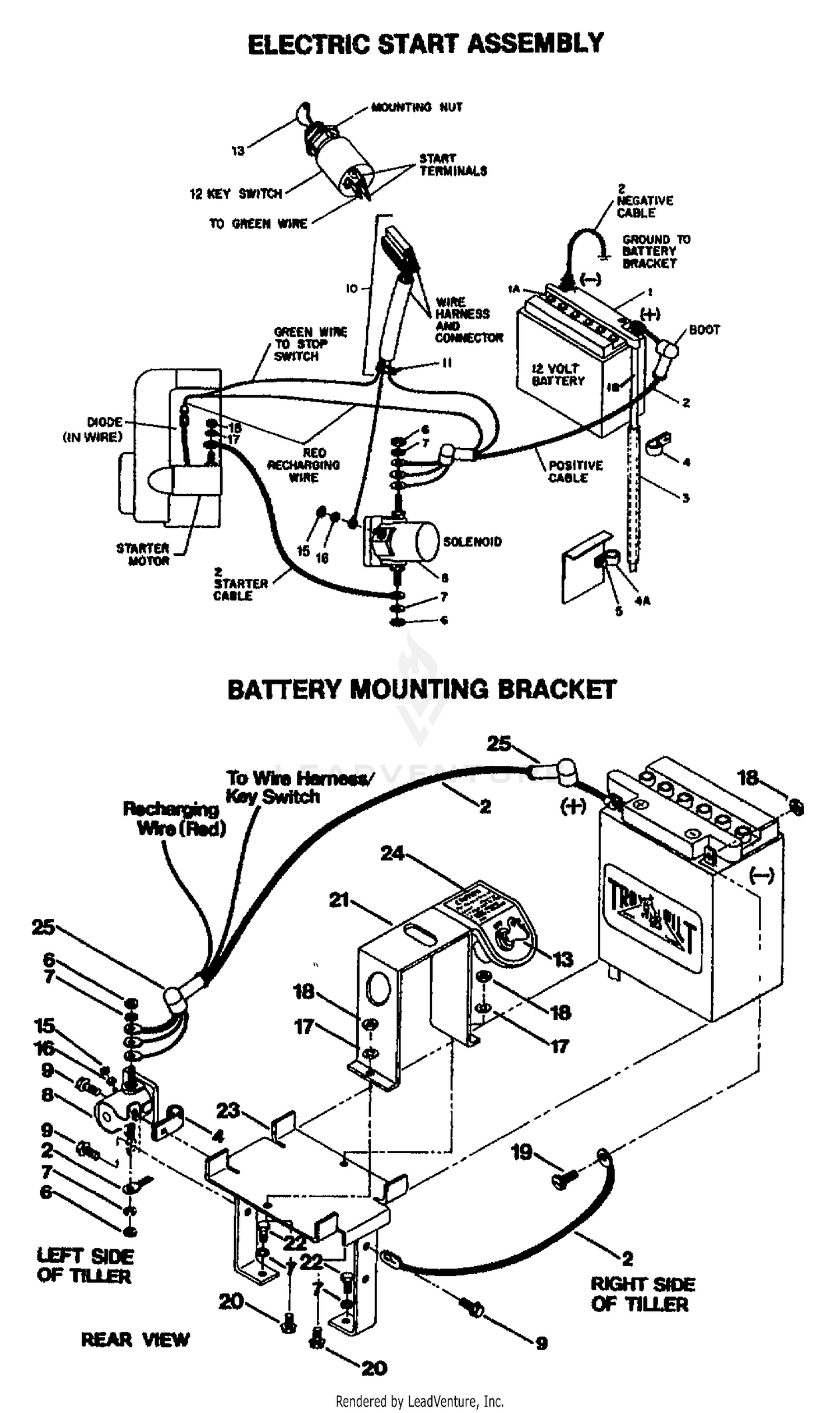 ELECTRIC START ASSEMBLY