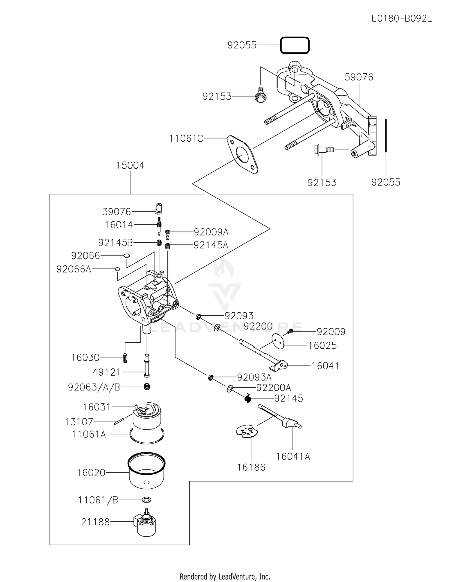 FR600V-DS17 CARBURETOR