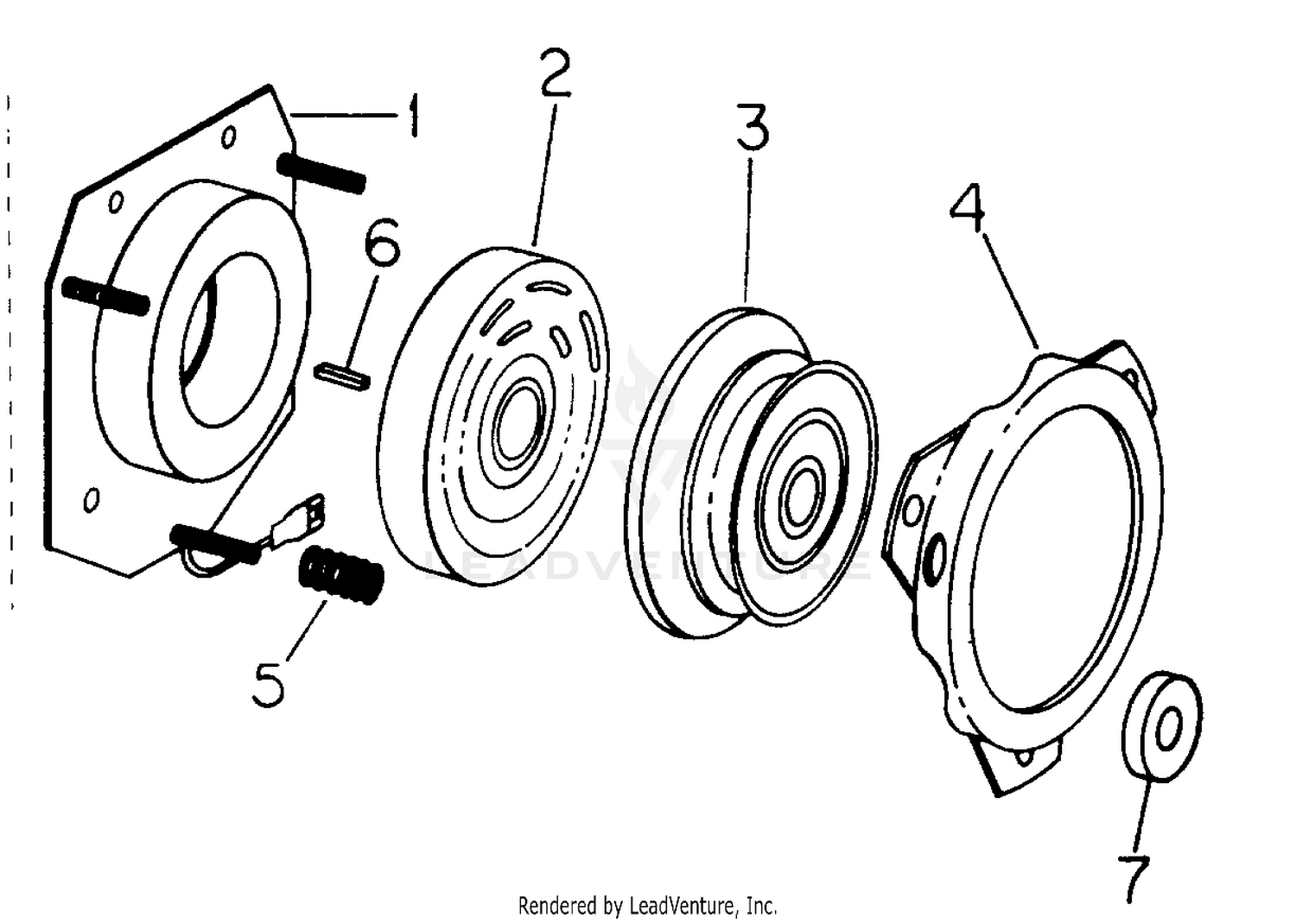 Rear Power Take-Off Clutch