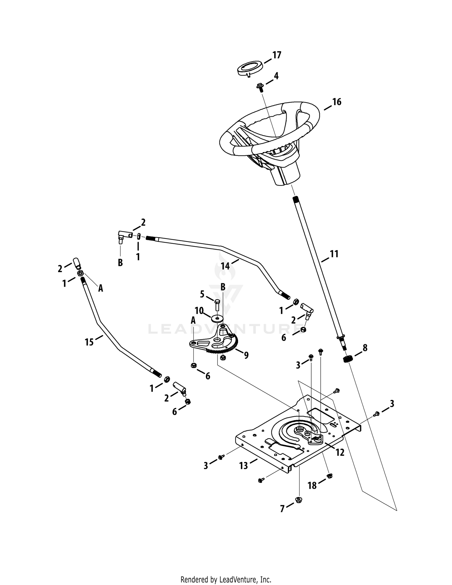 Troy bilt bronco steering parts new arrivals