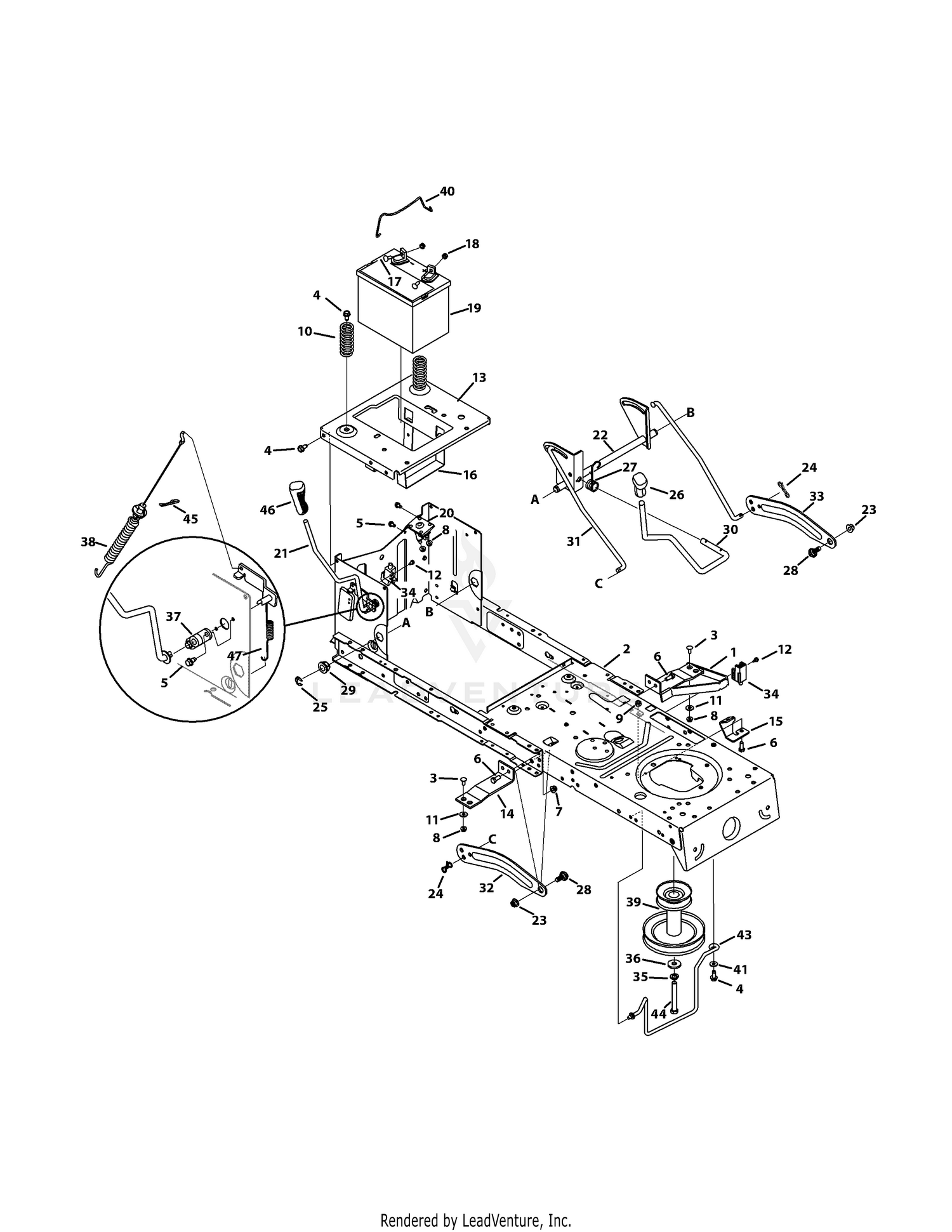 Frame & PTO Lift