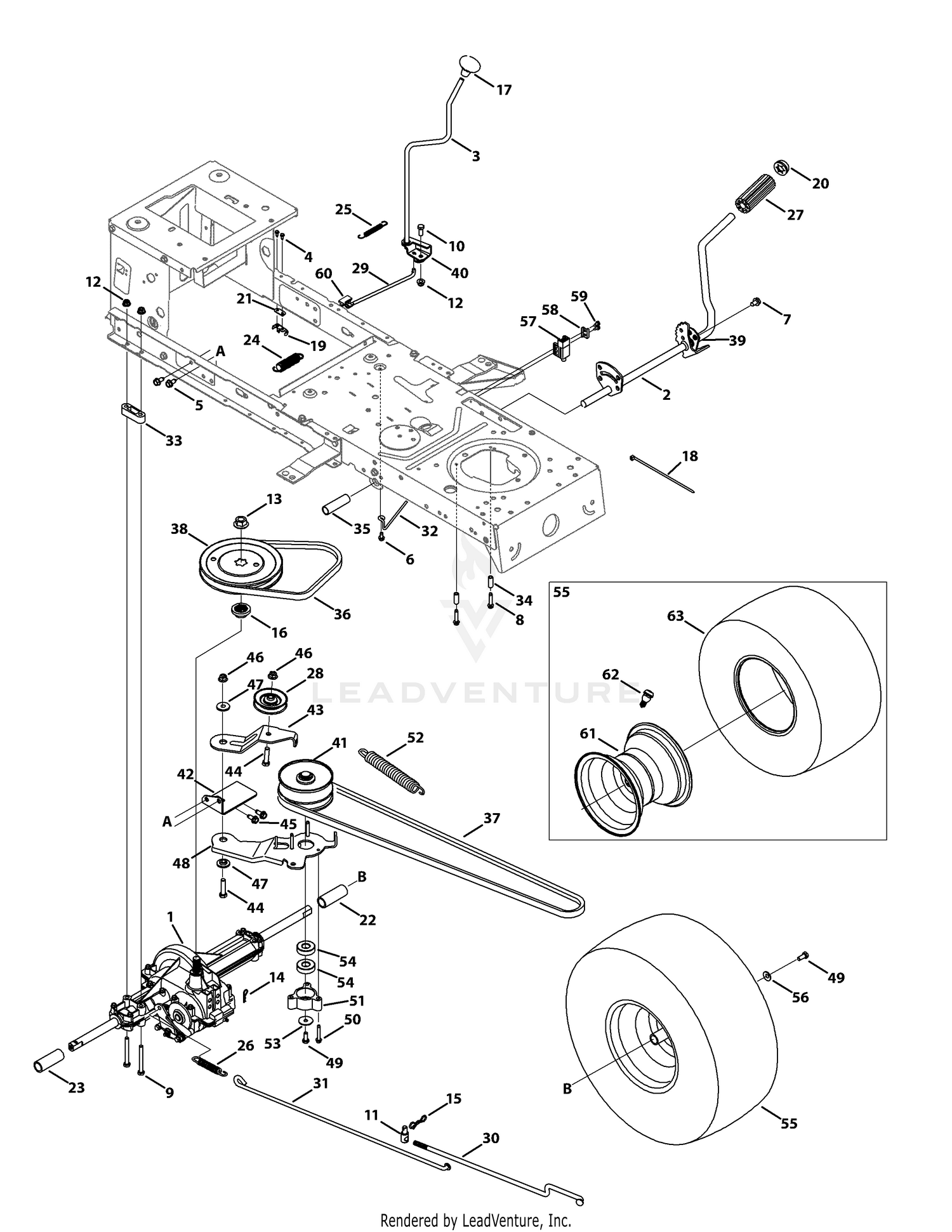 Drive & Rear Wheels