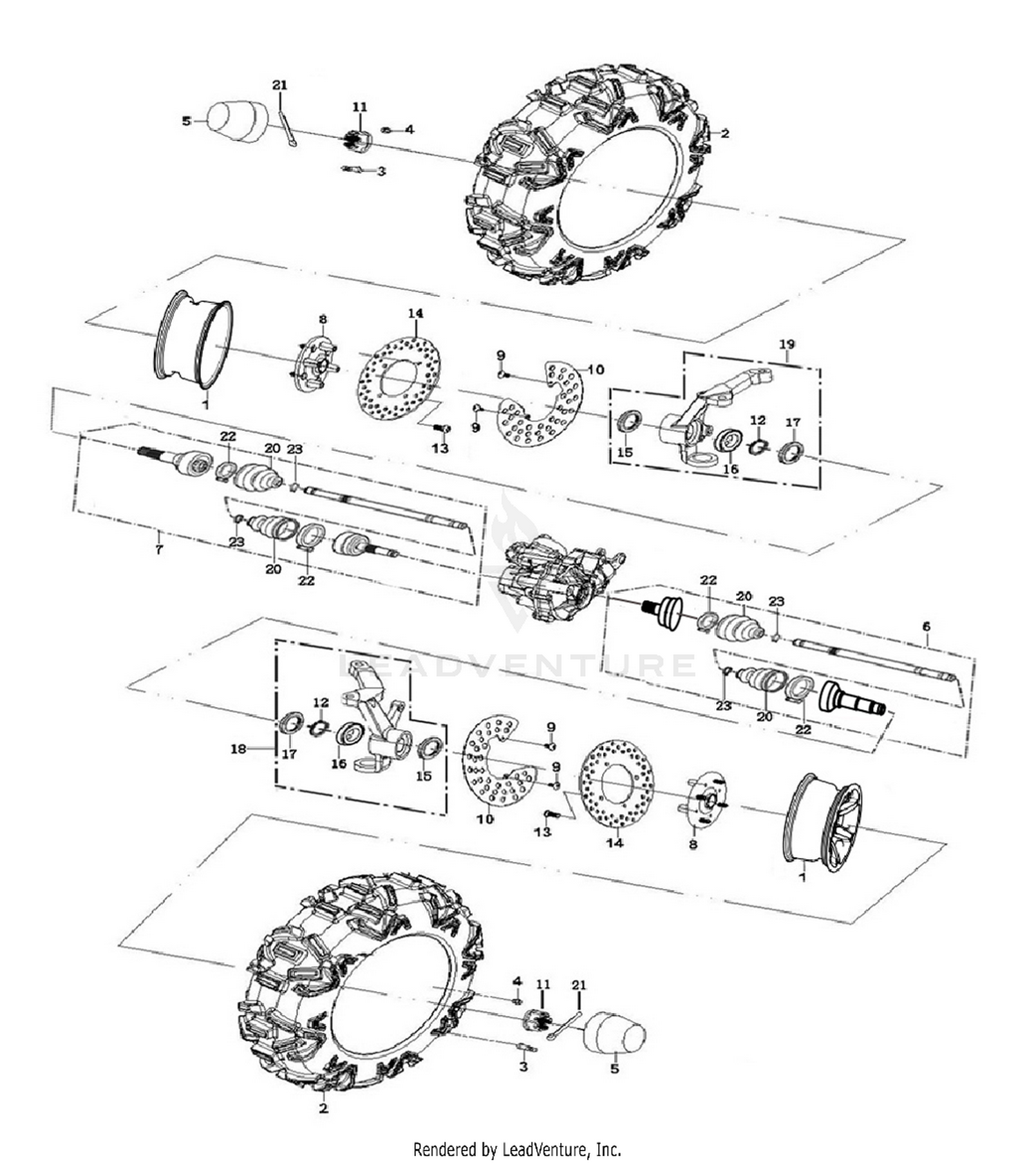 Half Shaft Front