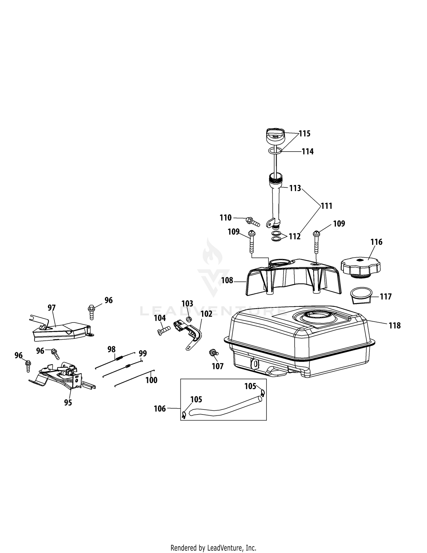 265-SUA Fuel Tank & Mounting