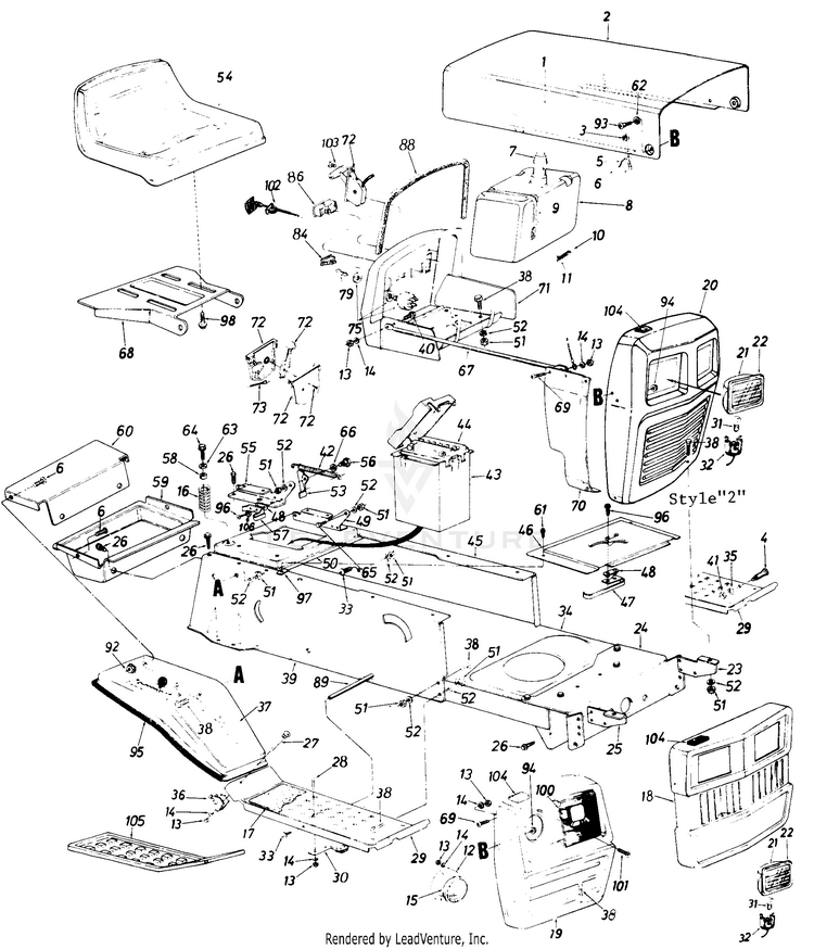 Mtd garden tractor discount parts