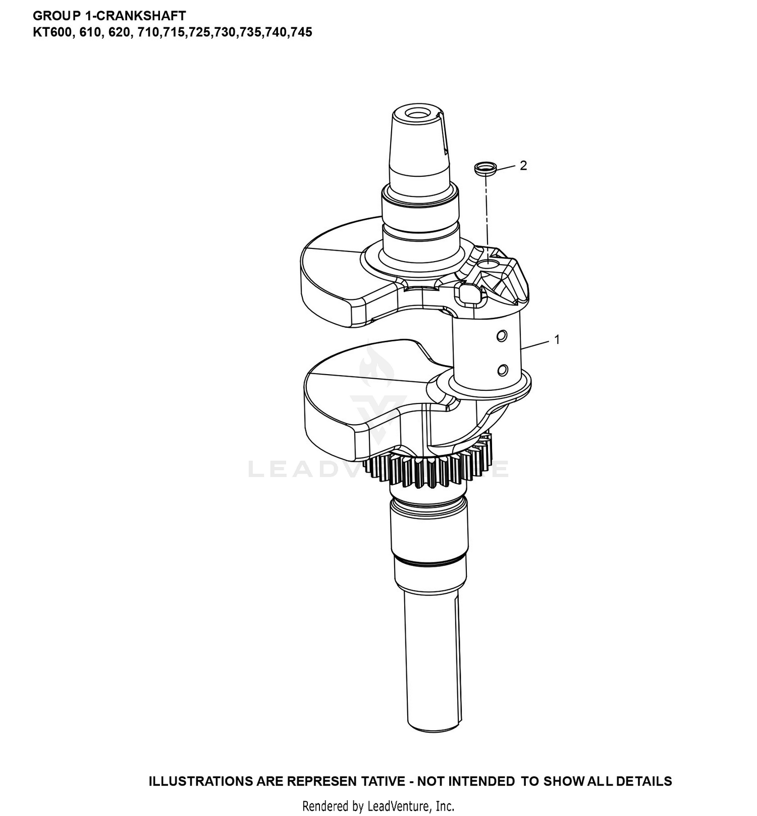 KT735-3104 CrankShaft
