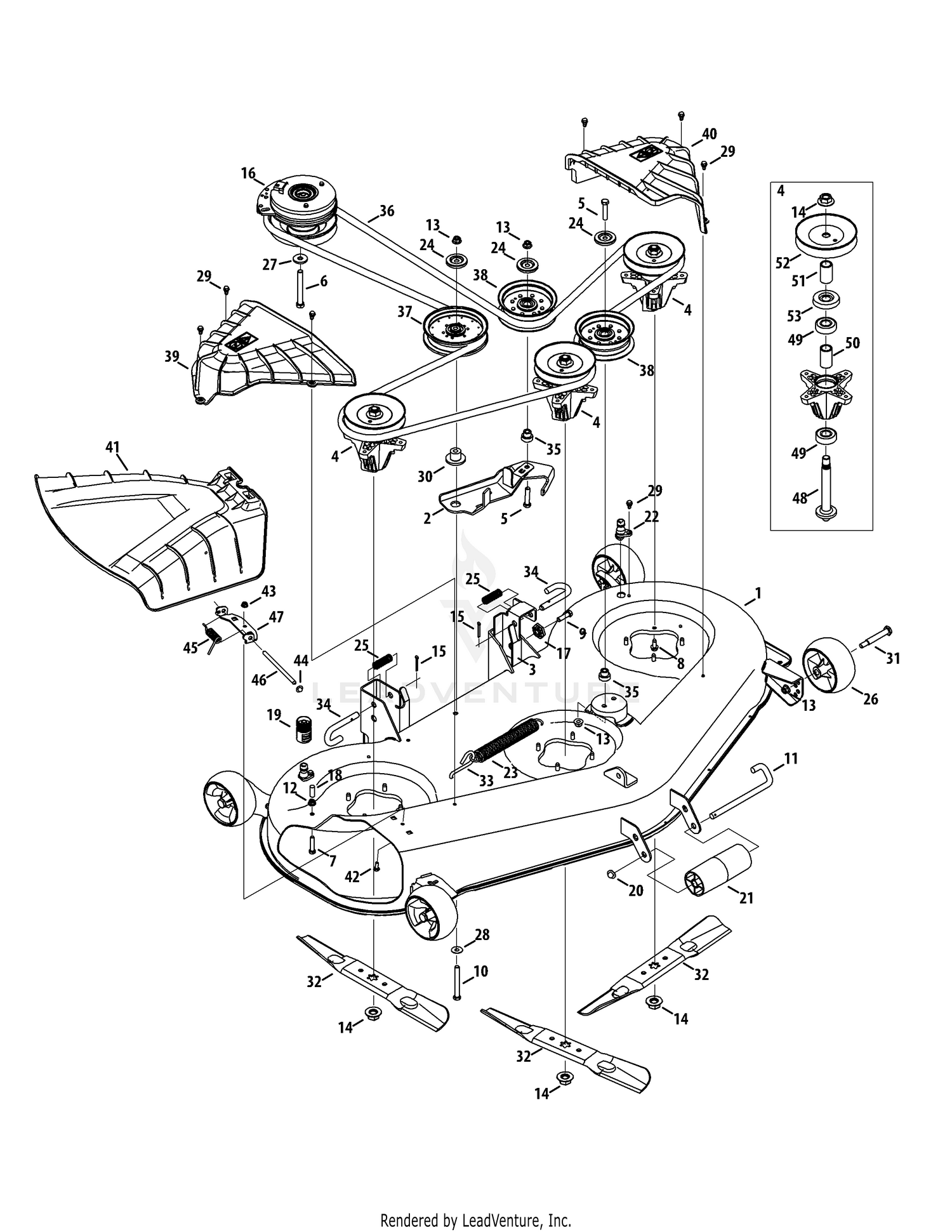 Mower Deck 54-Inch