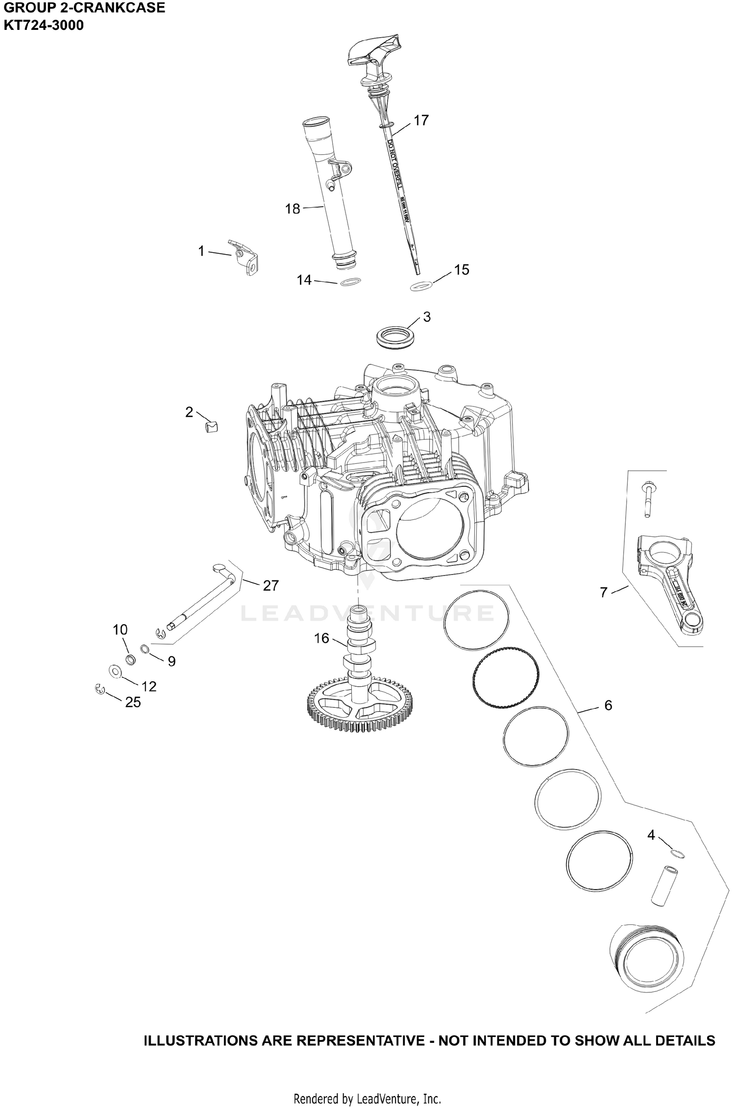 KT724-3000 CrankCase