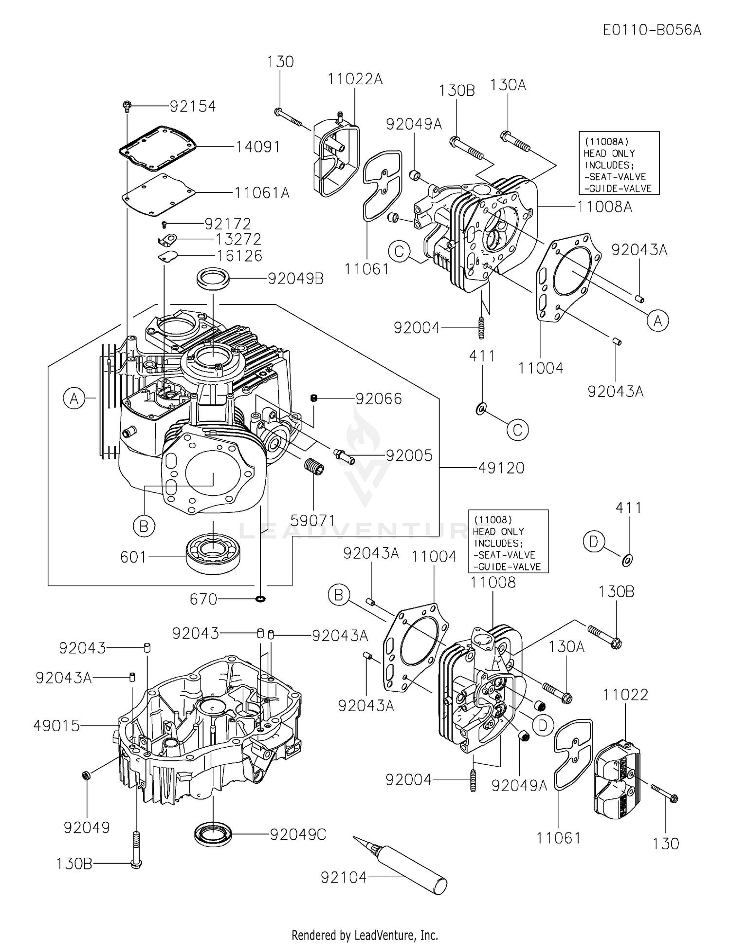 FX801V-AS33 CYLINDER & CRANKCASE