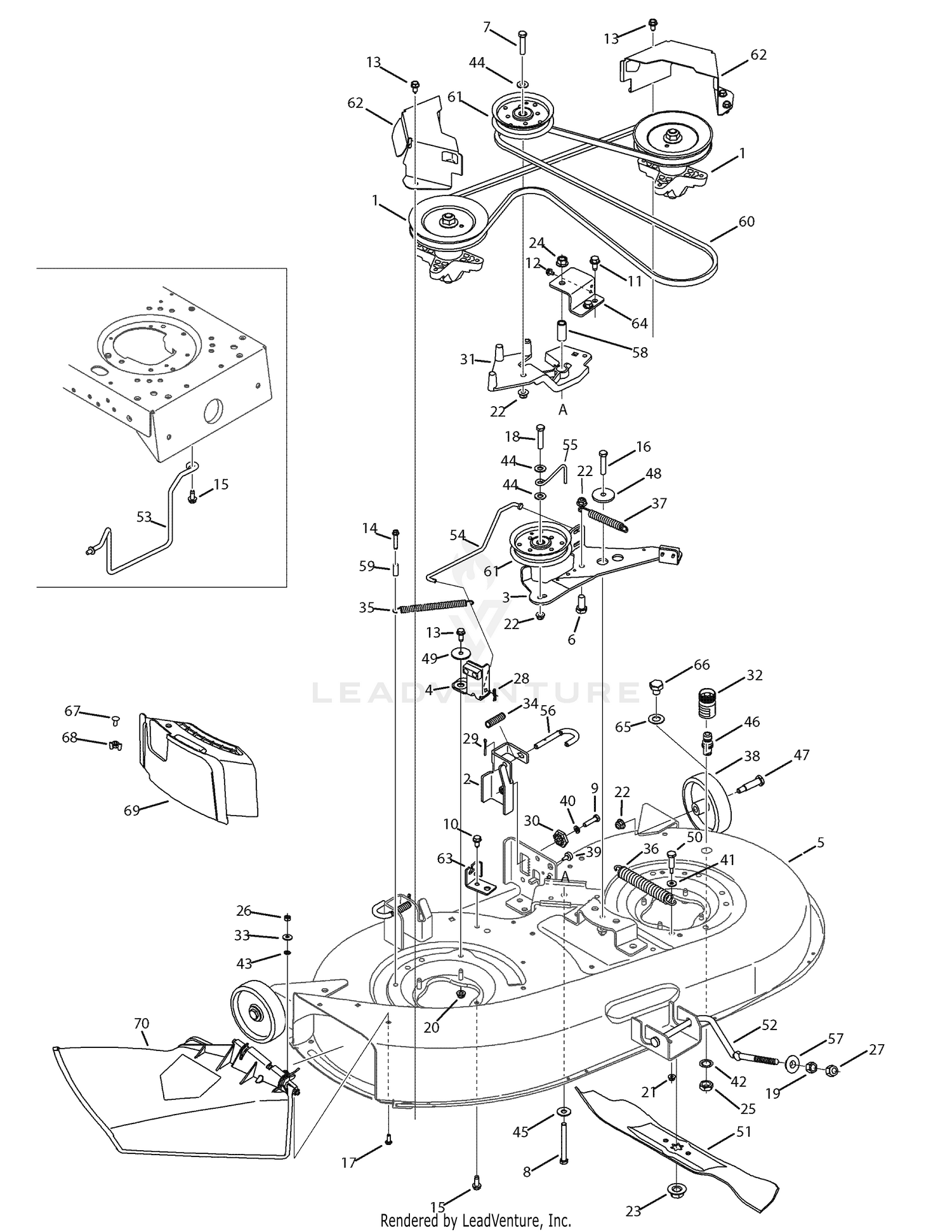 Troy bilt on sale deck parts