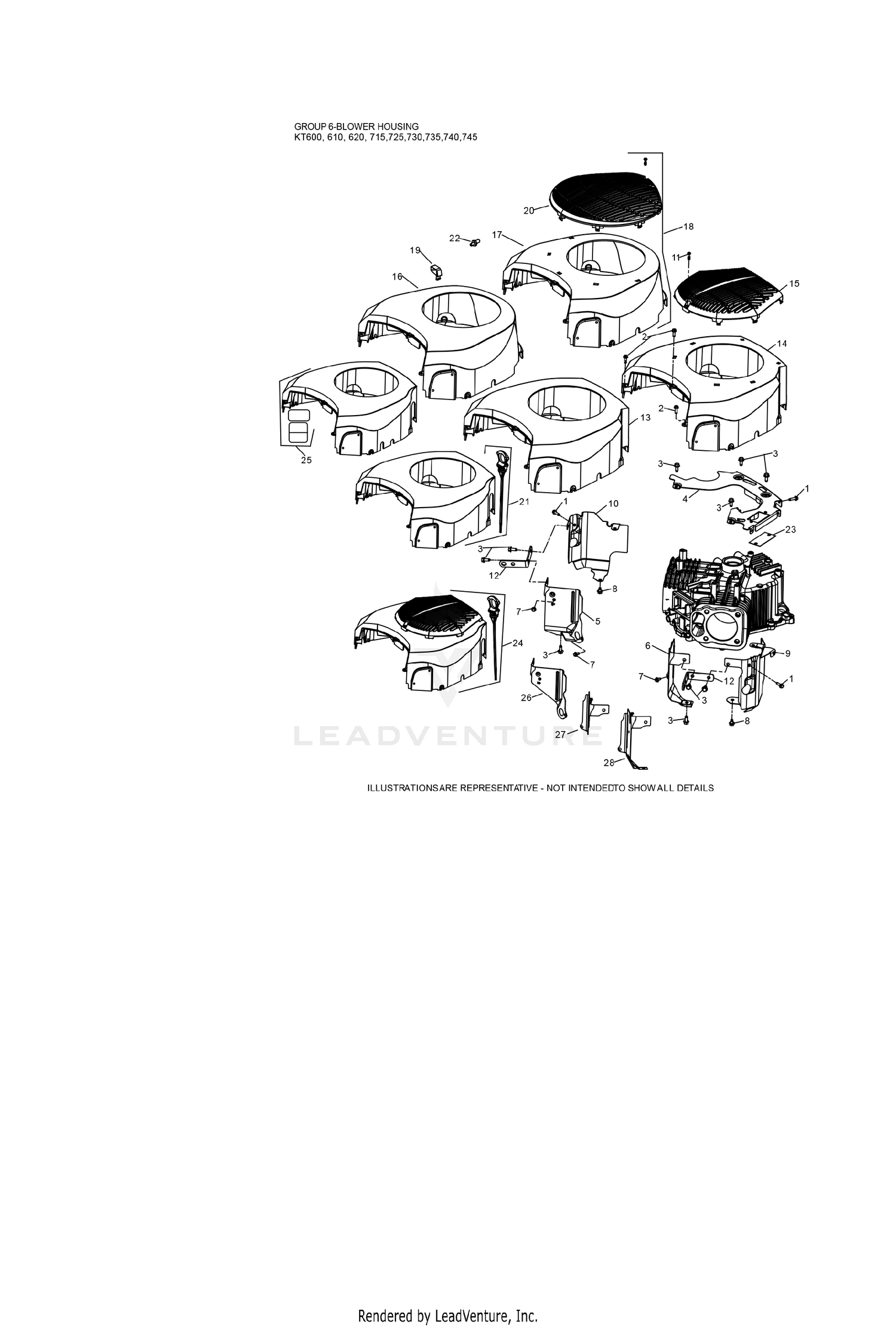 KT725-3017 Blower Housing