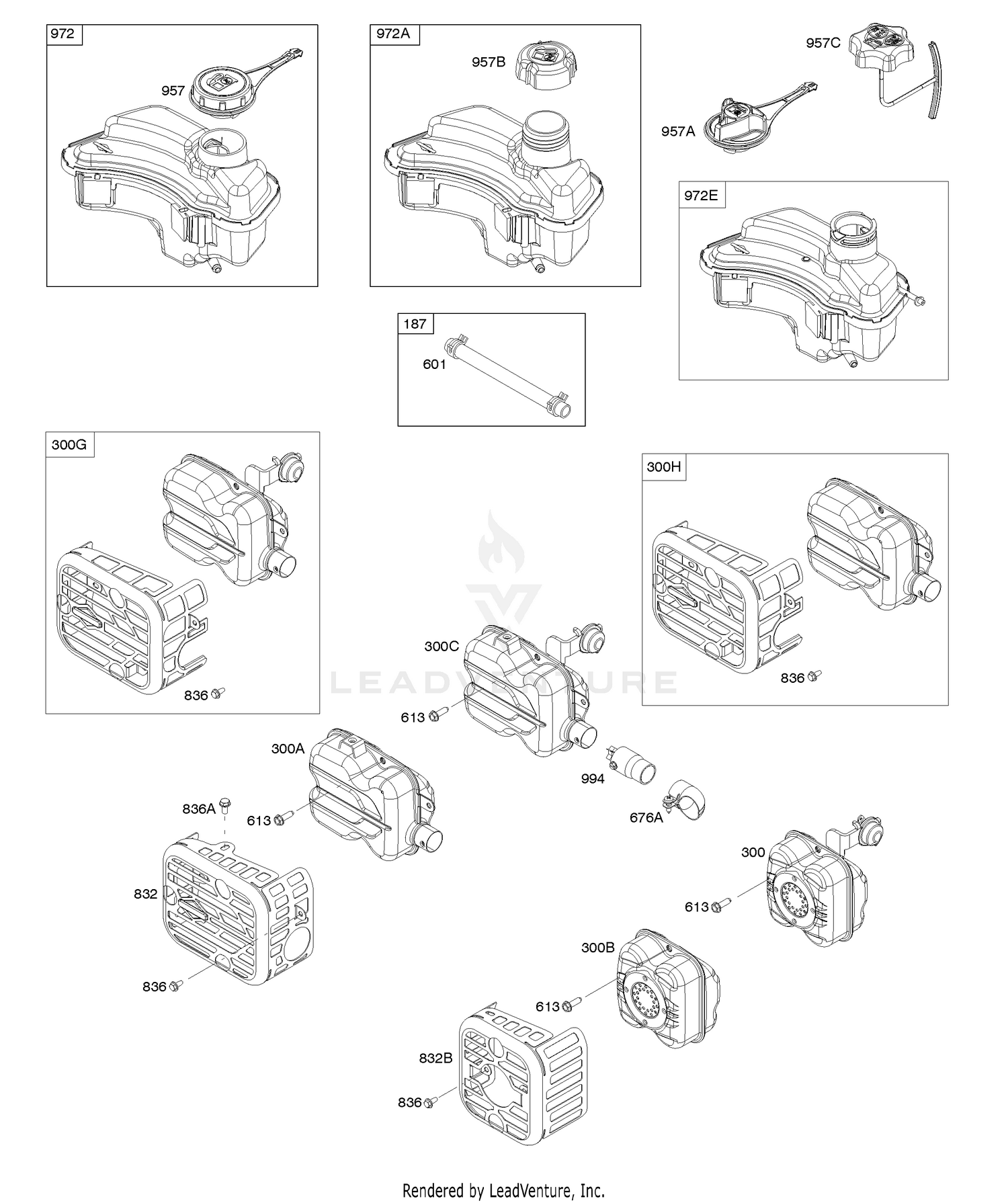 Exhaust System, Fuel Supply
