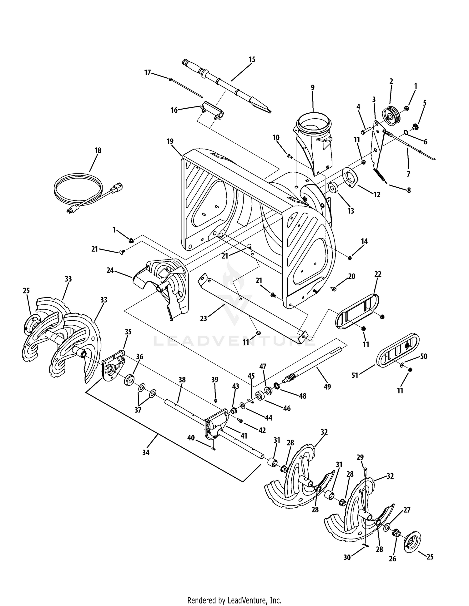 Auger Housing & Assembly