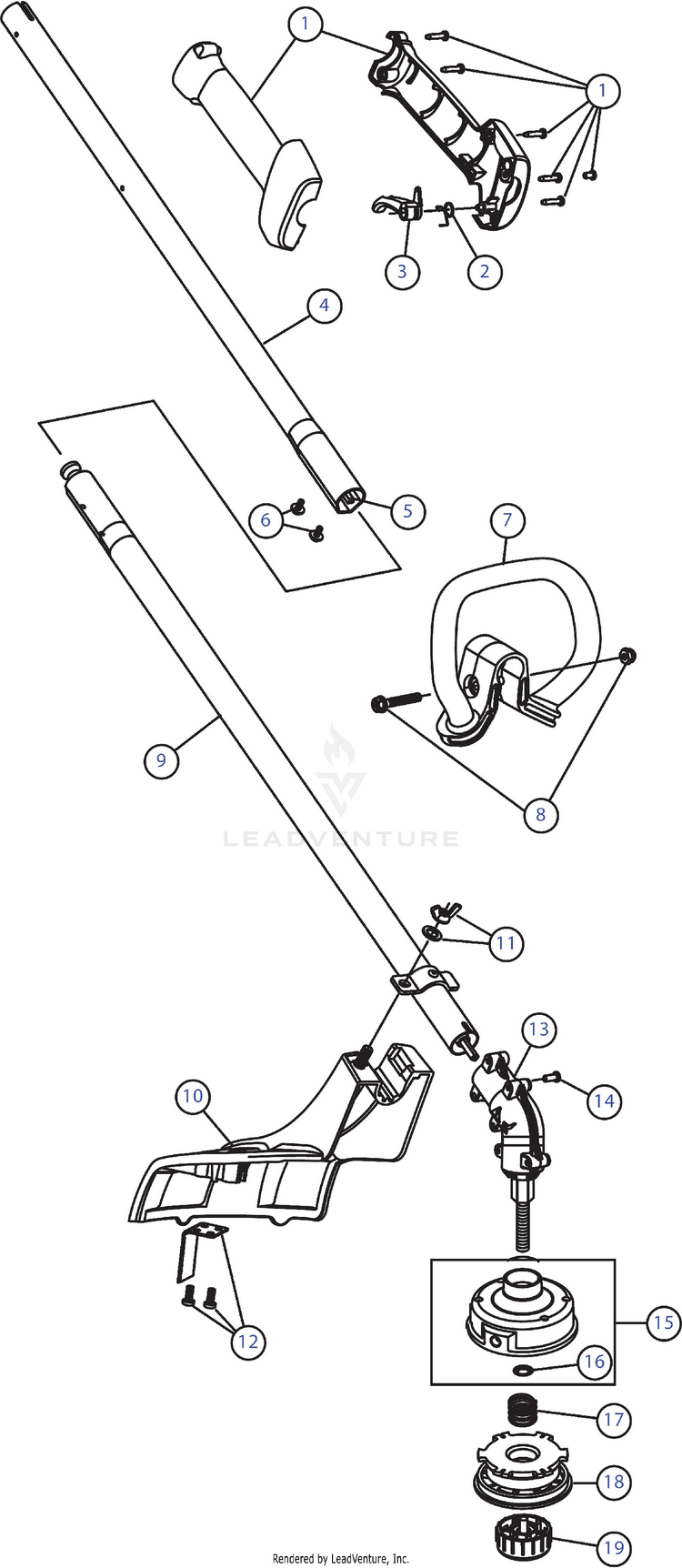 MTD M2510 41DDZ03C758 Gas String Trimmer | Partswarehouse