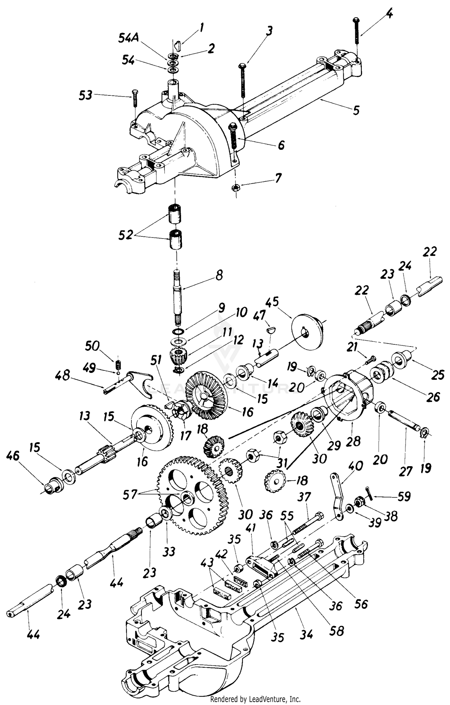 Single Speed Transaxle Right Hand