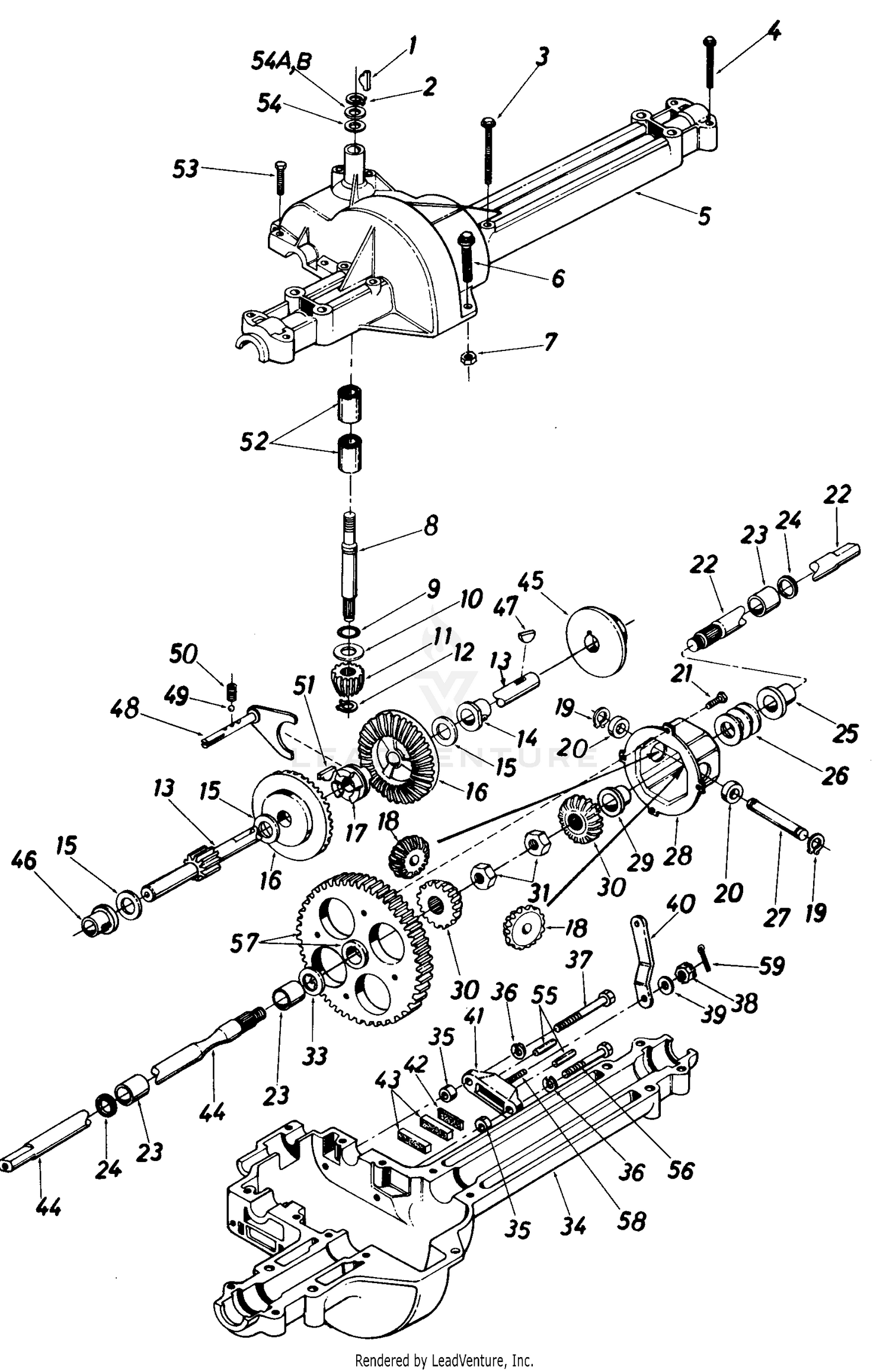 Single Speed Transaxle Right Hand