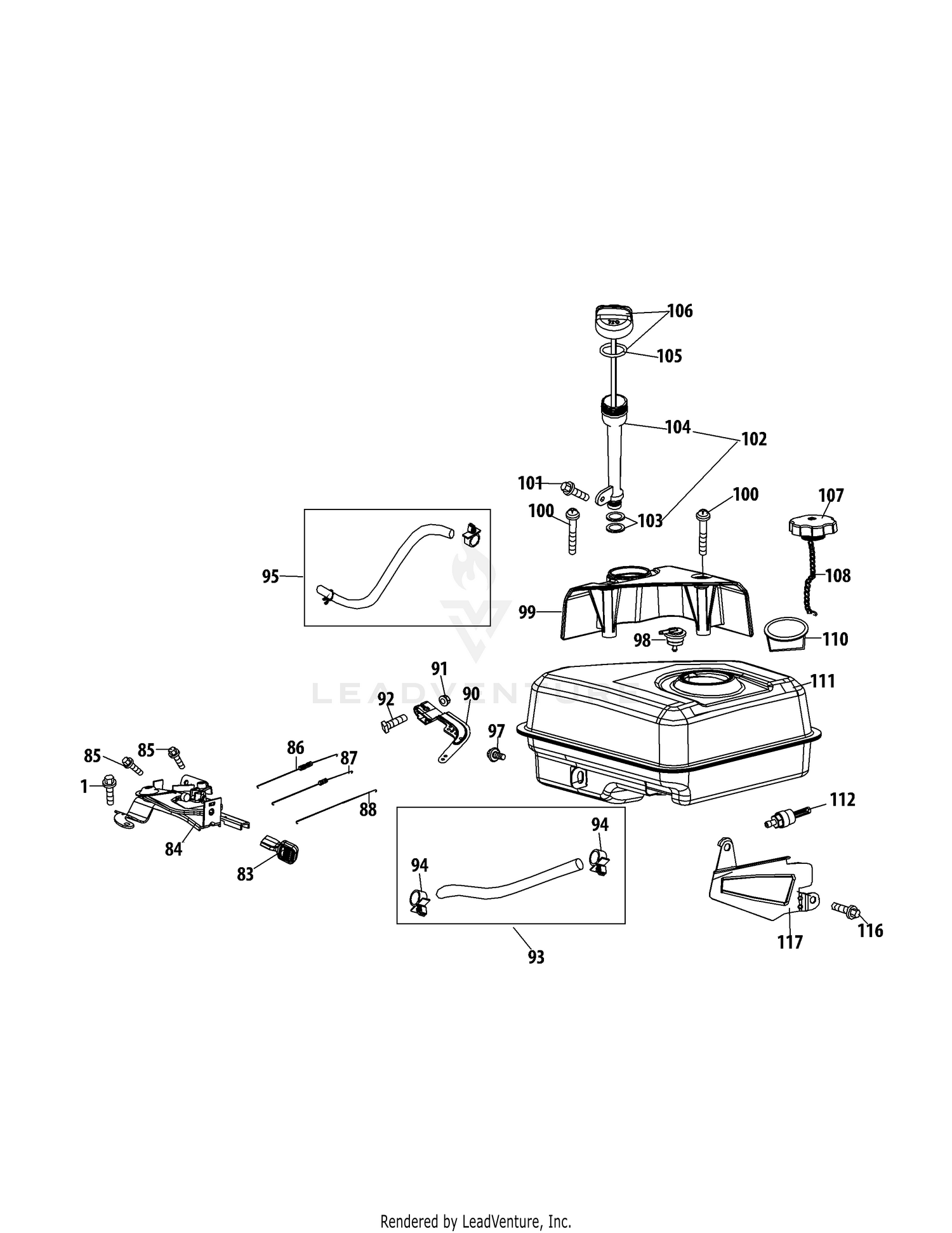170-LU Fuel Tank & Mounting