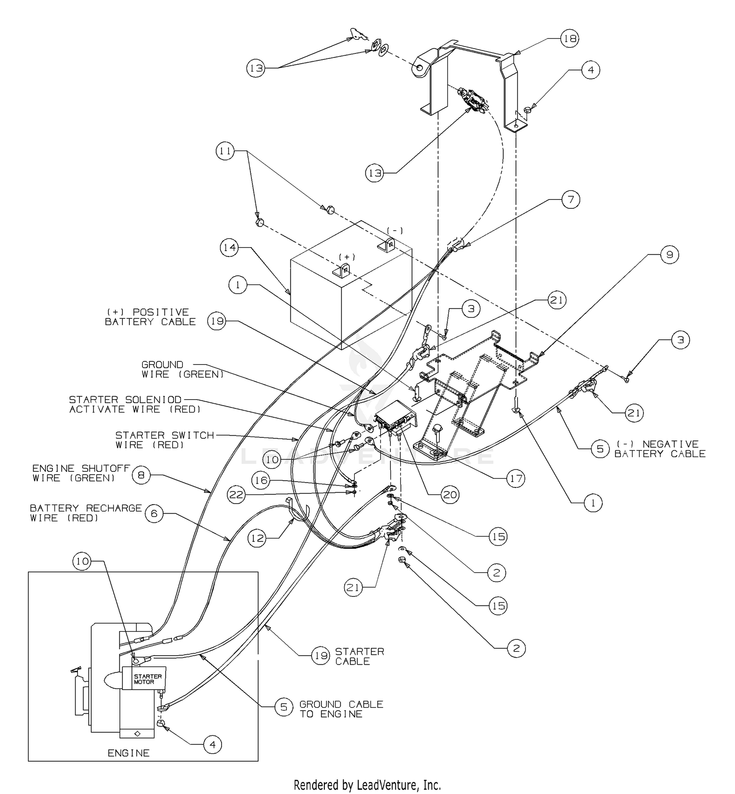 Electric Start Assembly