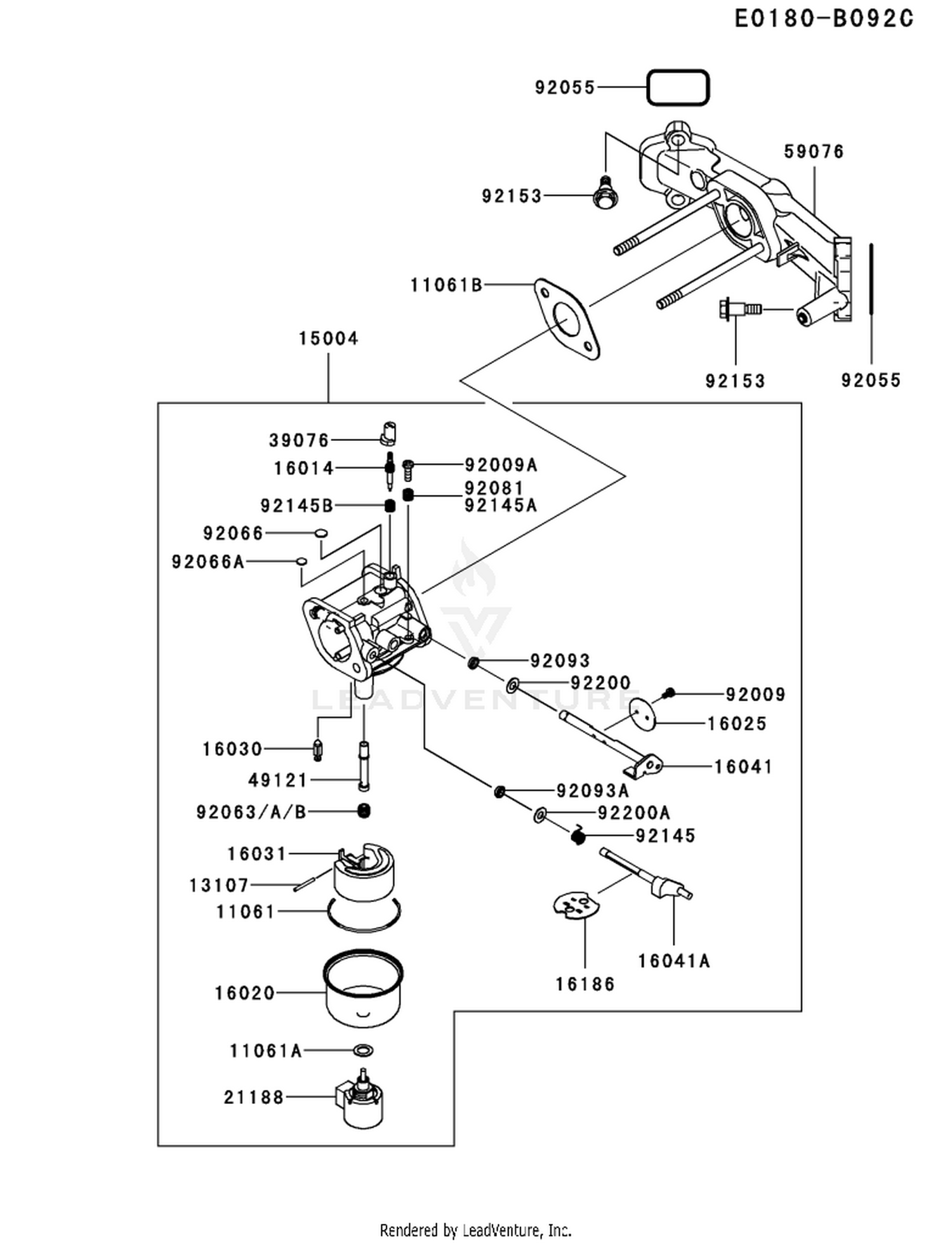 FR600V-FS06 CARBURETOR