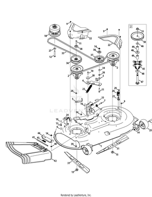 Craftsman by MTD Z6000 17AKCACS099 247.204110 2014 17AKCACS099