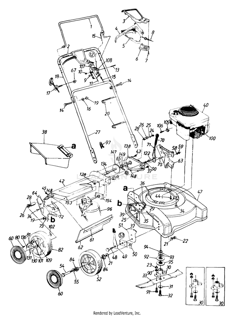 Lowes by MTD 122-238R062 (95149) (1992) Self-Propelled Mower ...