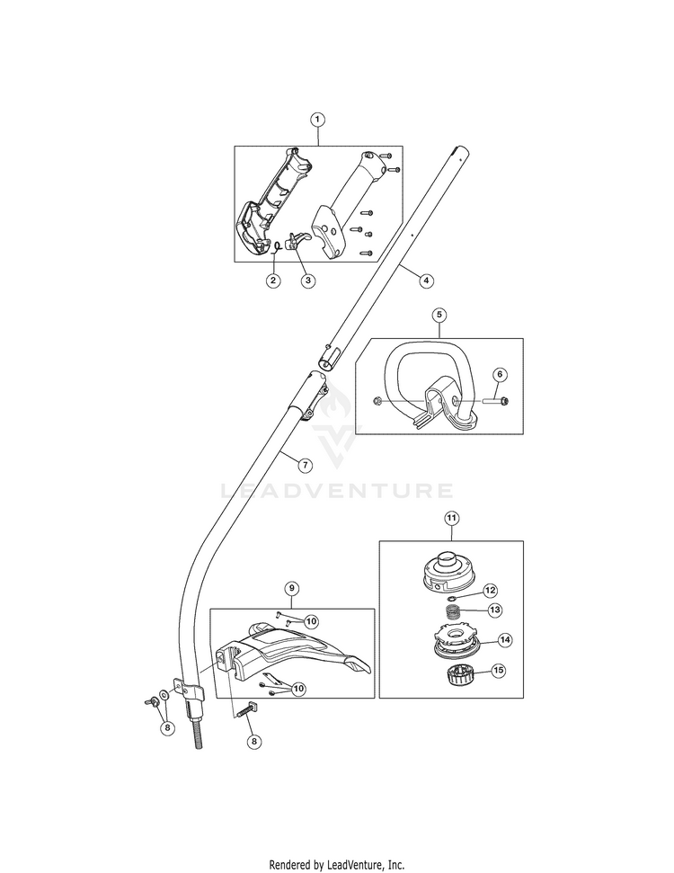 Remington RM2510 41CD110G983 Gas String Trimmer Partswarehouse