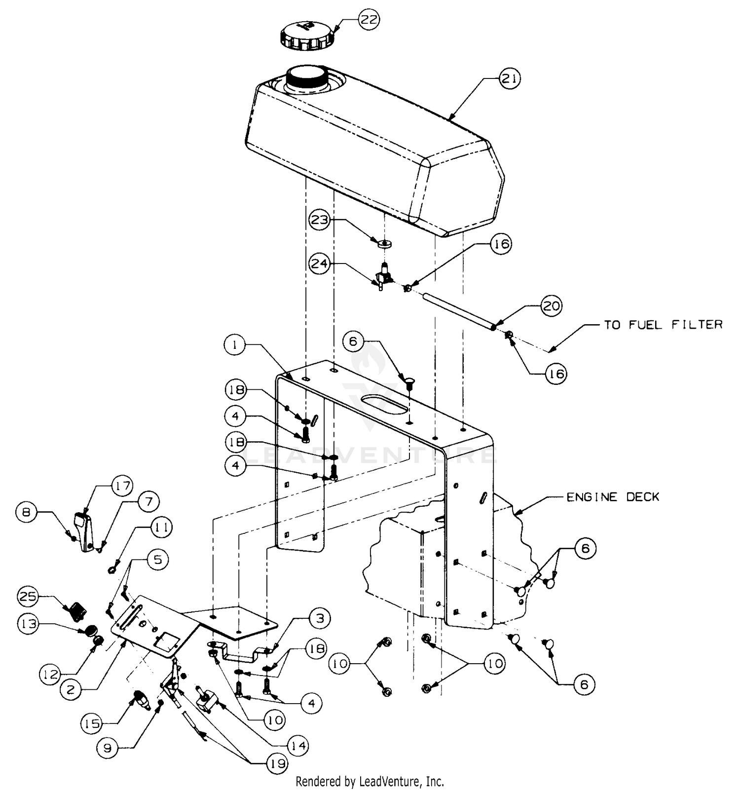 Lower Handle Support Assembly
