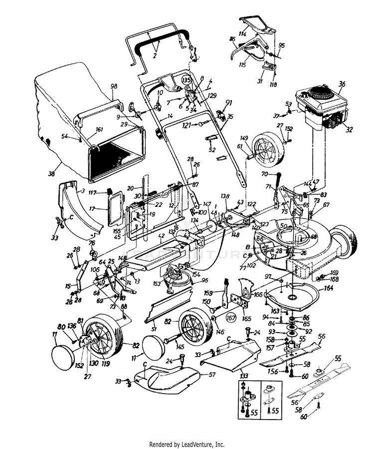 Yard Machines 12a 829d788 Tmo 3748608 1997 Partswarehouse 1068