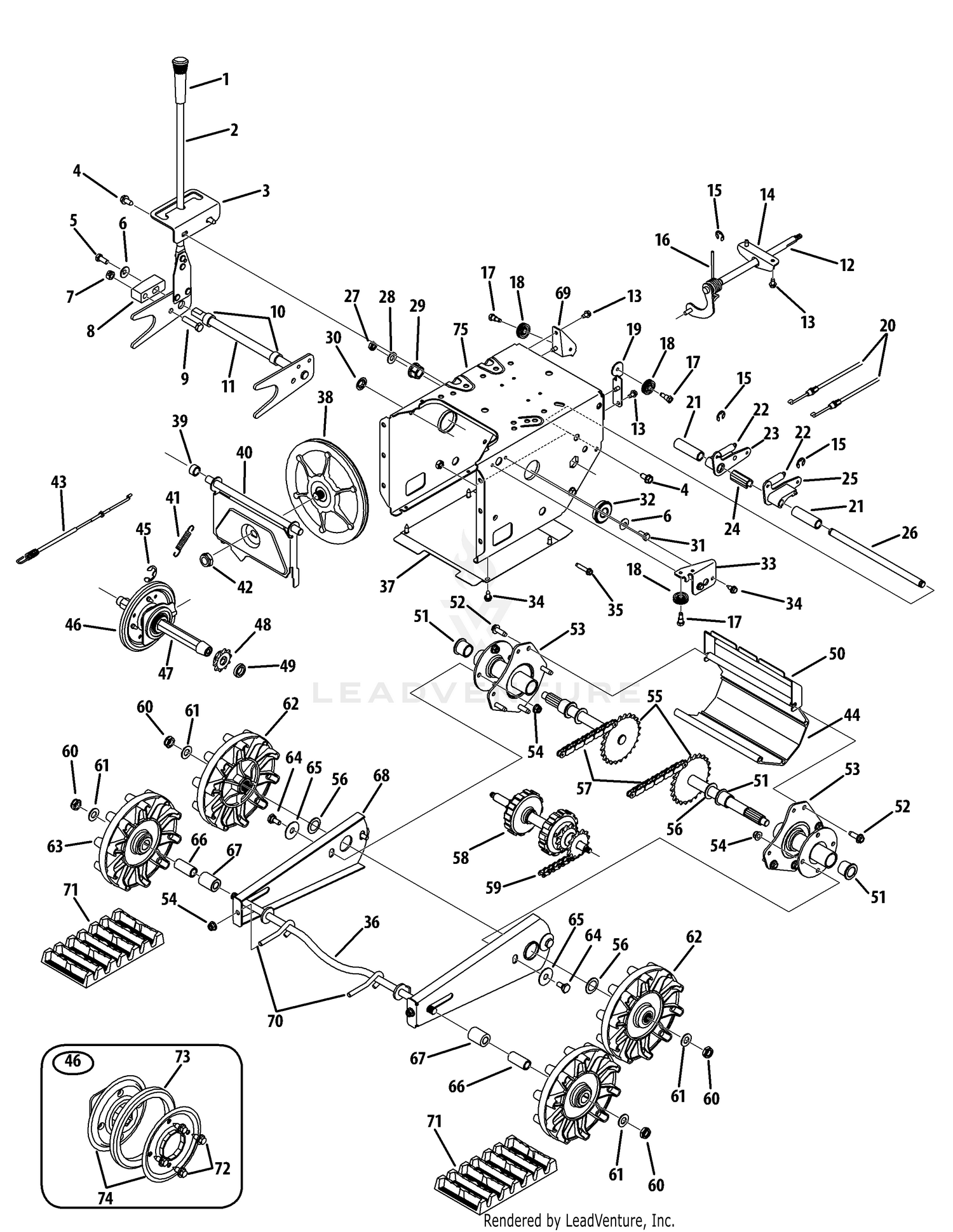 Transmission & Track Drive System