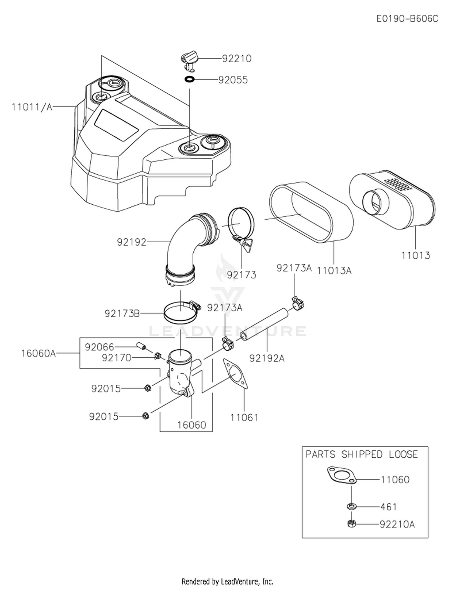 FS600V-BS34 AIR FILTER & MUFFLER