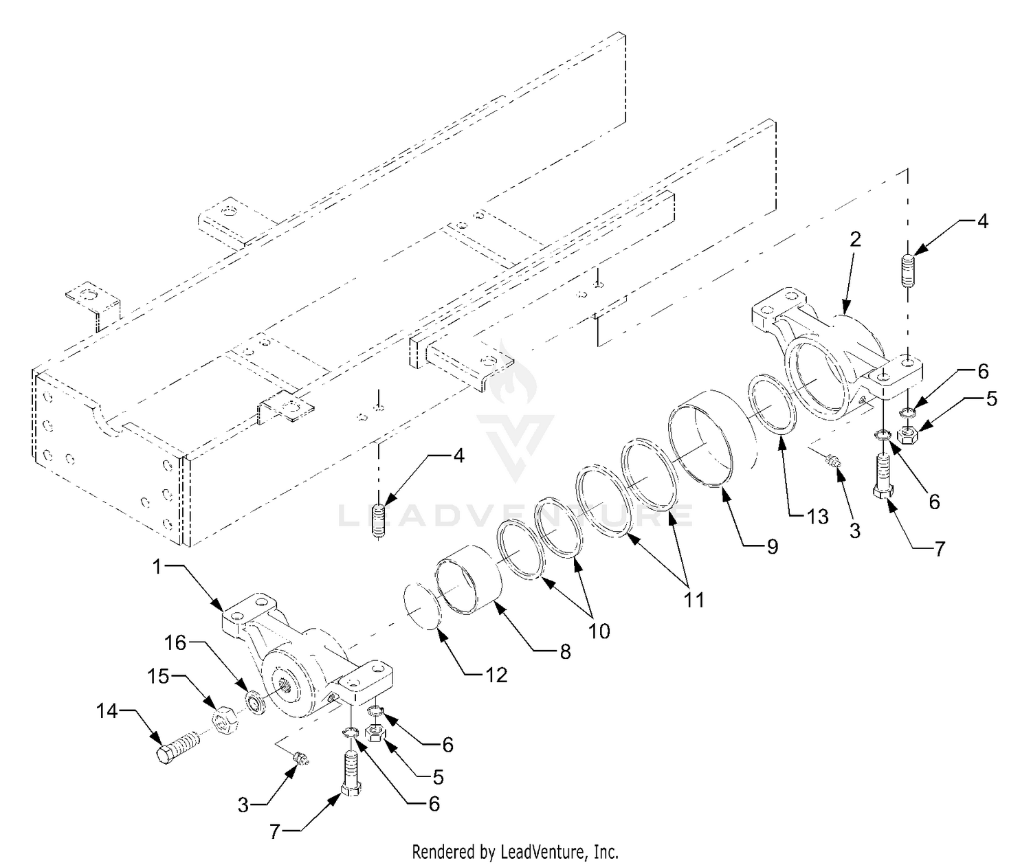 Front Axle Bracket Group