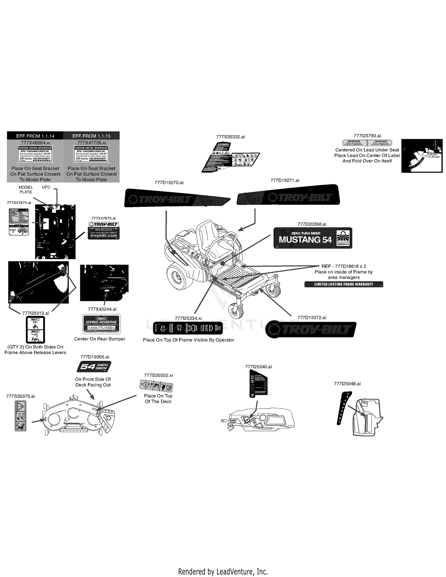 Assembly diagram