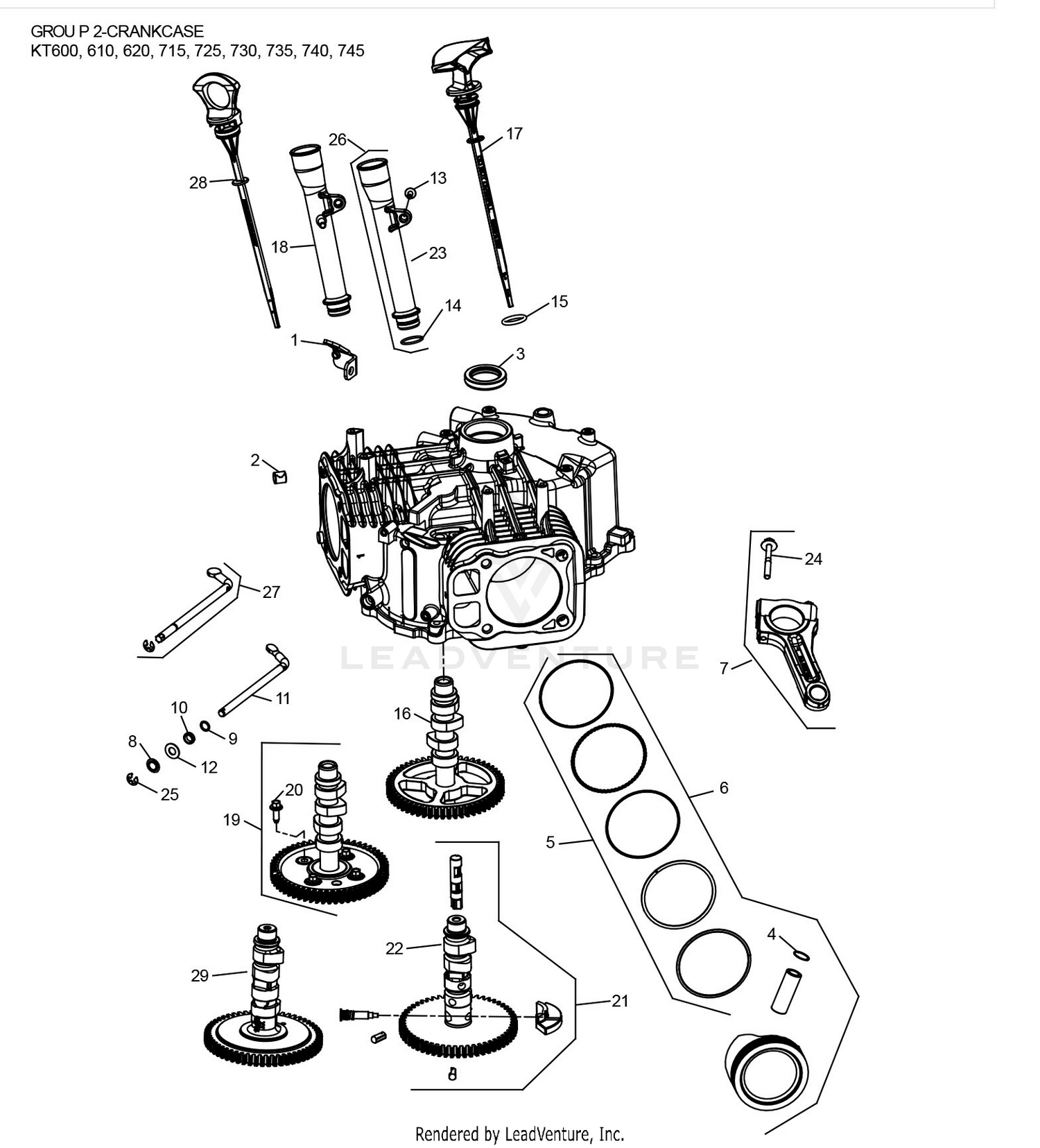 KT715-3066 CrankCase