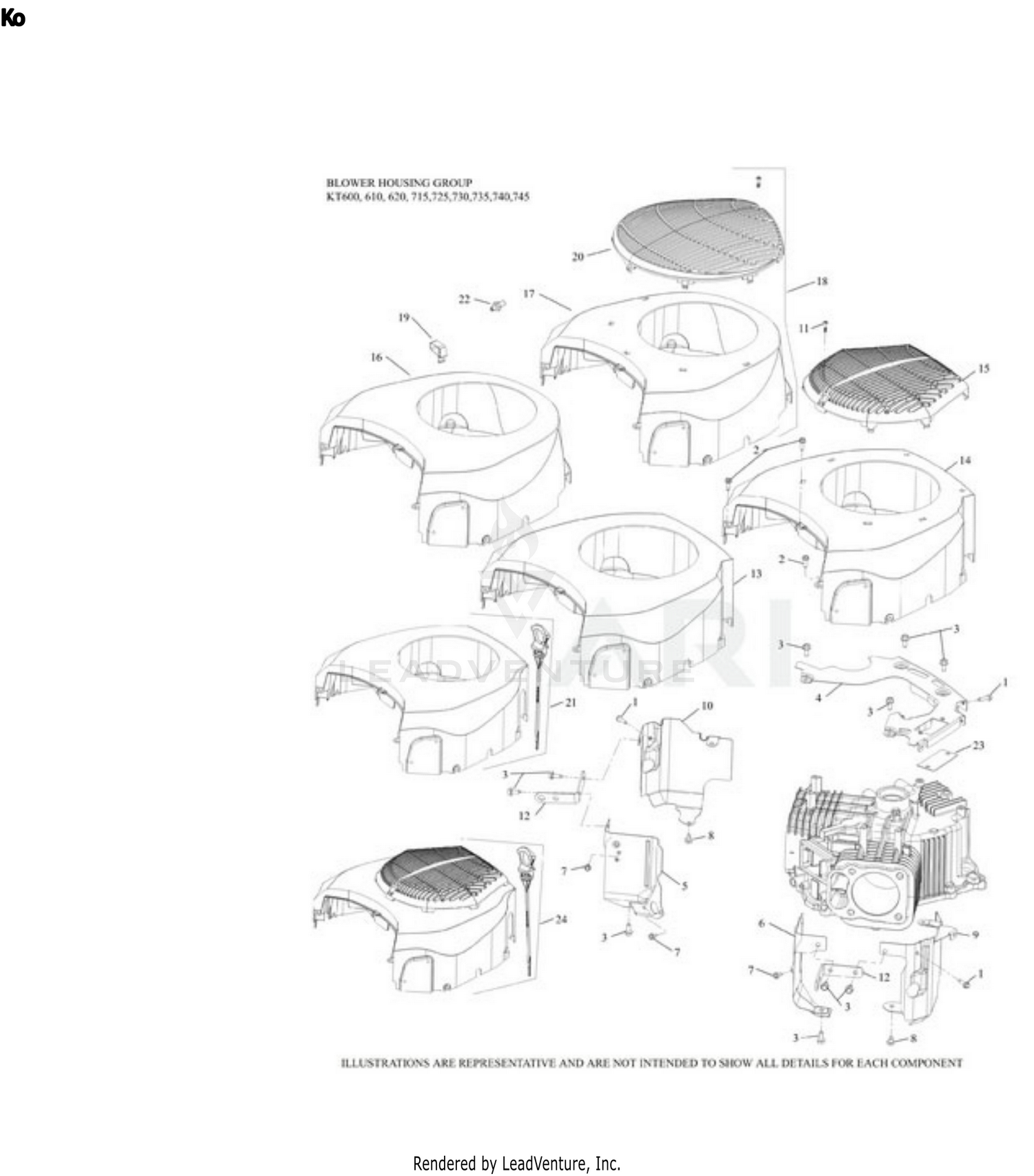 KT735-3088 Blower Housing