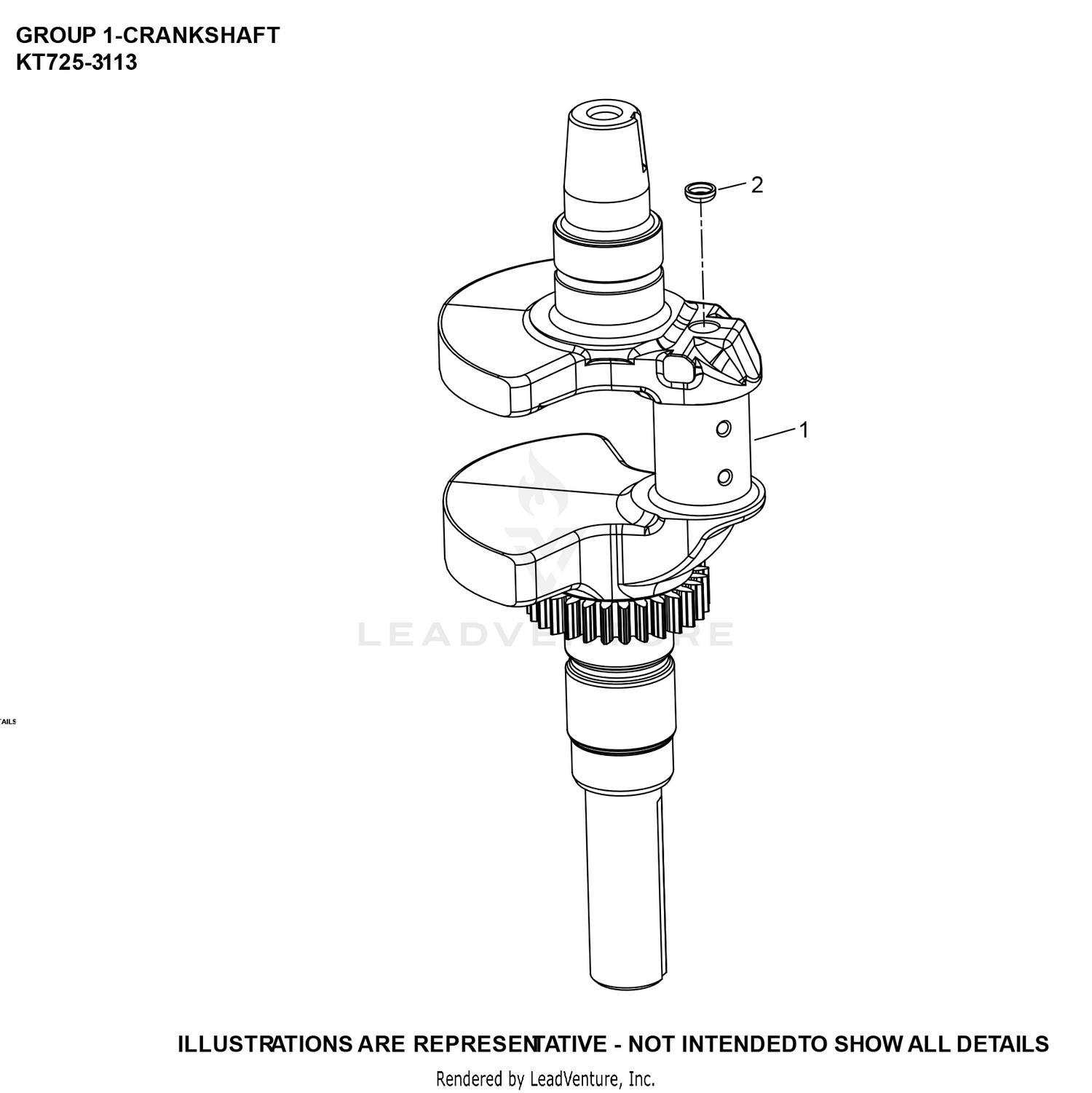 KT725-3113 CrankShaft