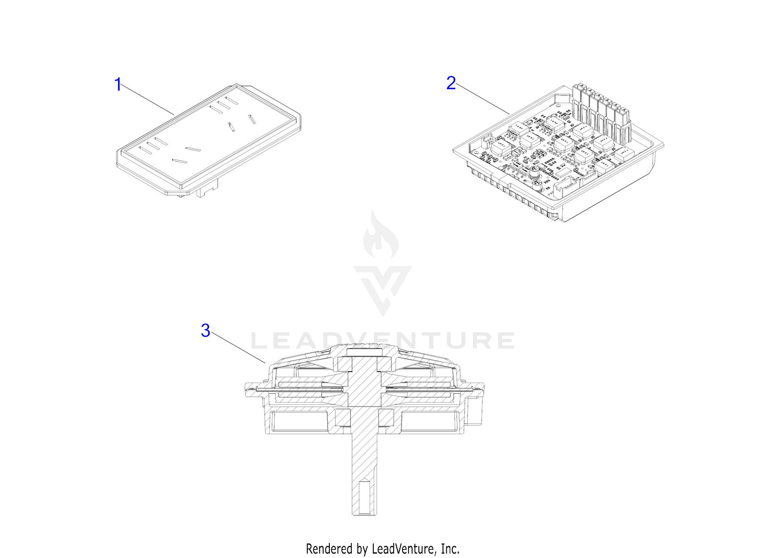 Motor, Controller & Panel