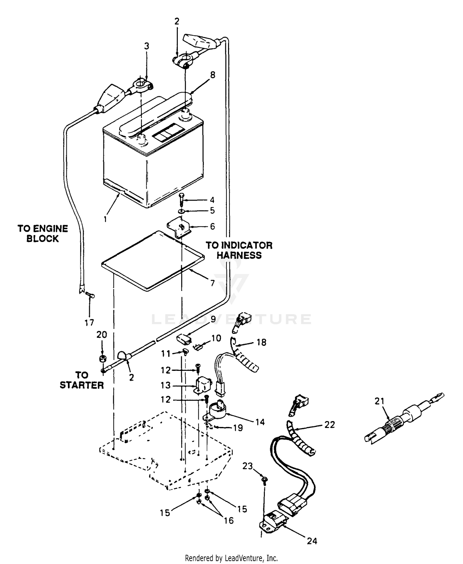 Battery And Electrical Components