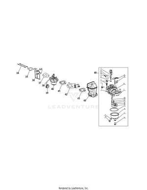 Craftsman lt1000 carburetor online diagram