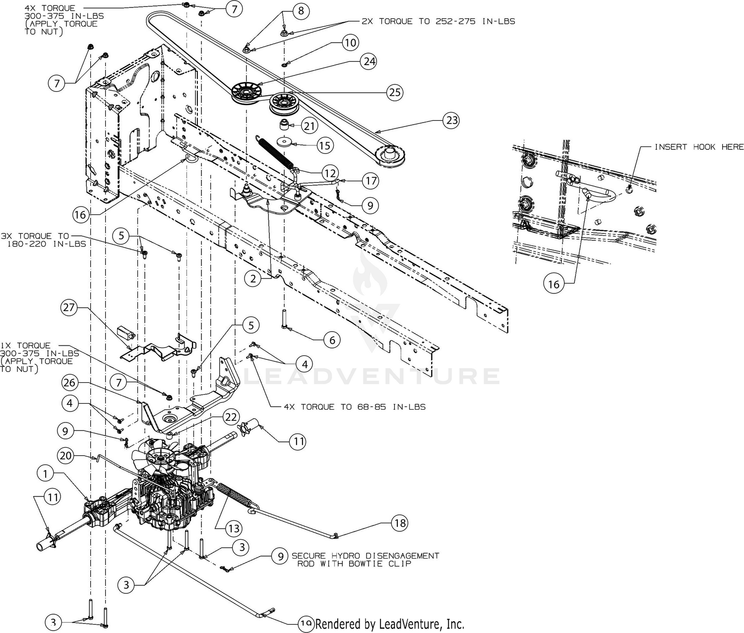 Cub cadet lt1042 drive belt diagram hotsell