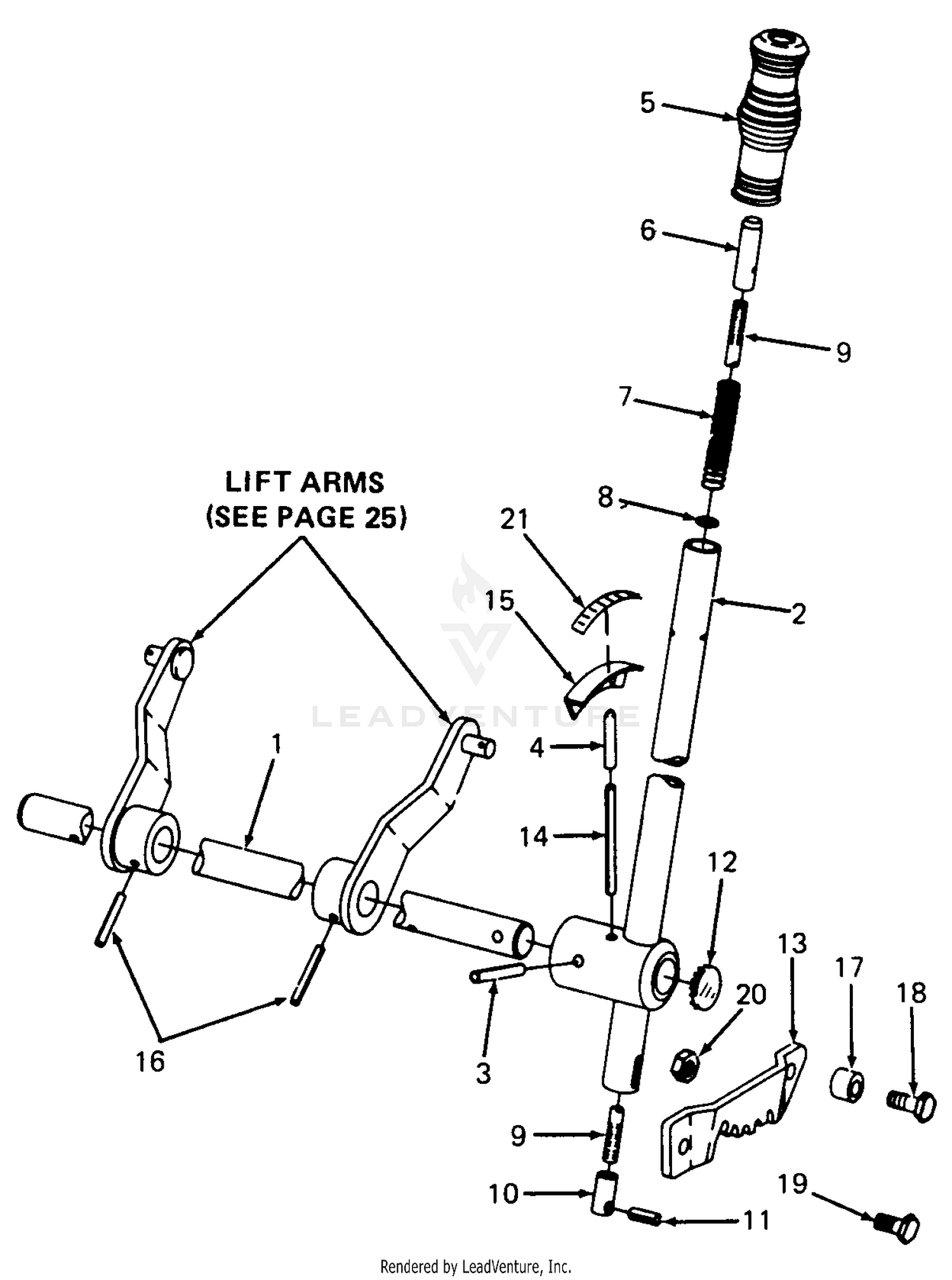 Implement Lift Handle