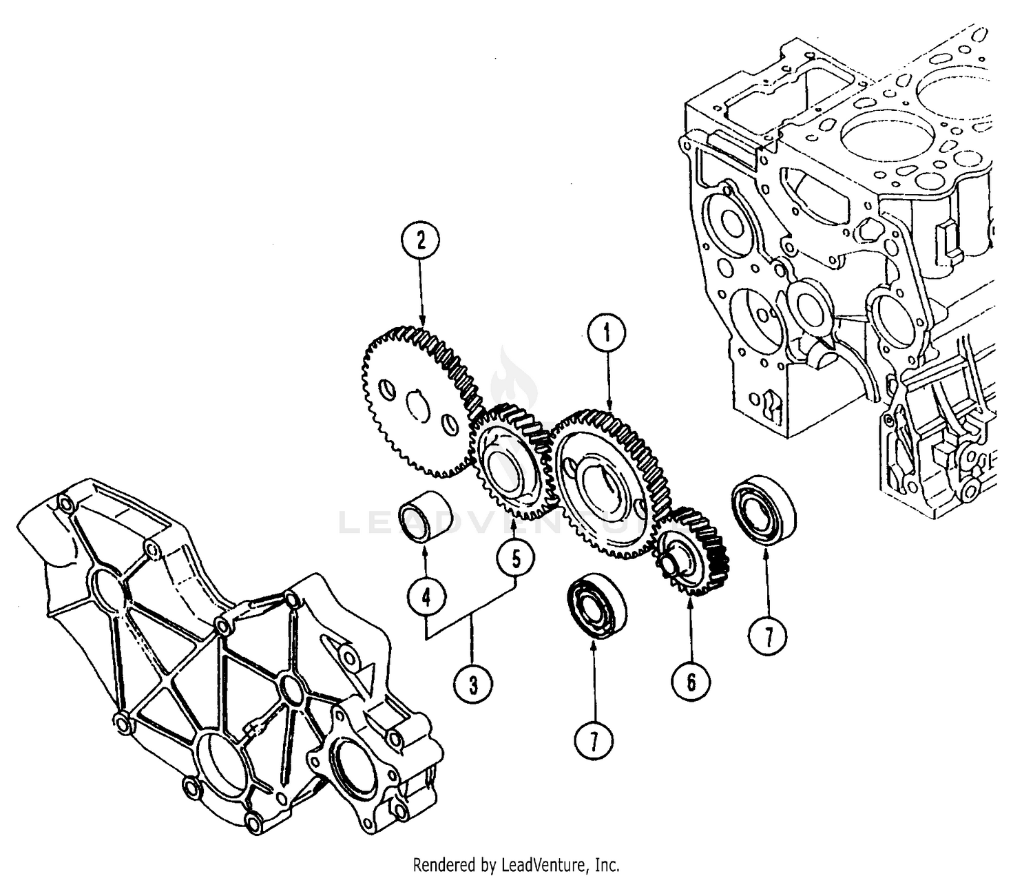 Timing Gear 26 HP Engine