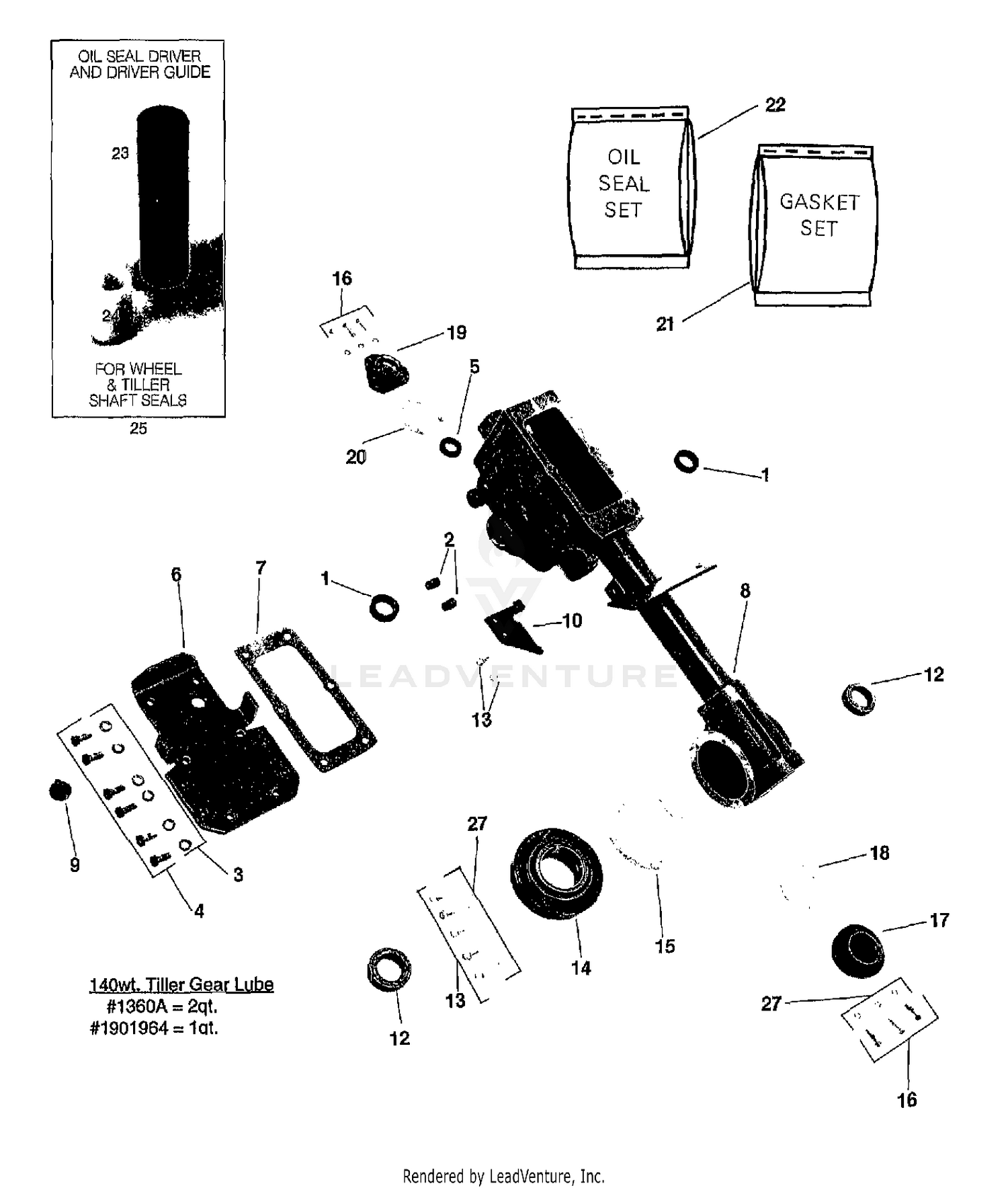 Transmission Housing, Covers, Seals, Gaskets & Plugs