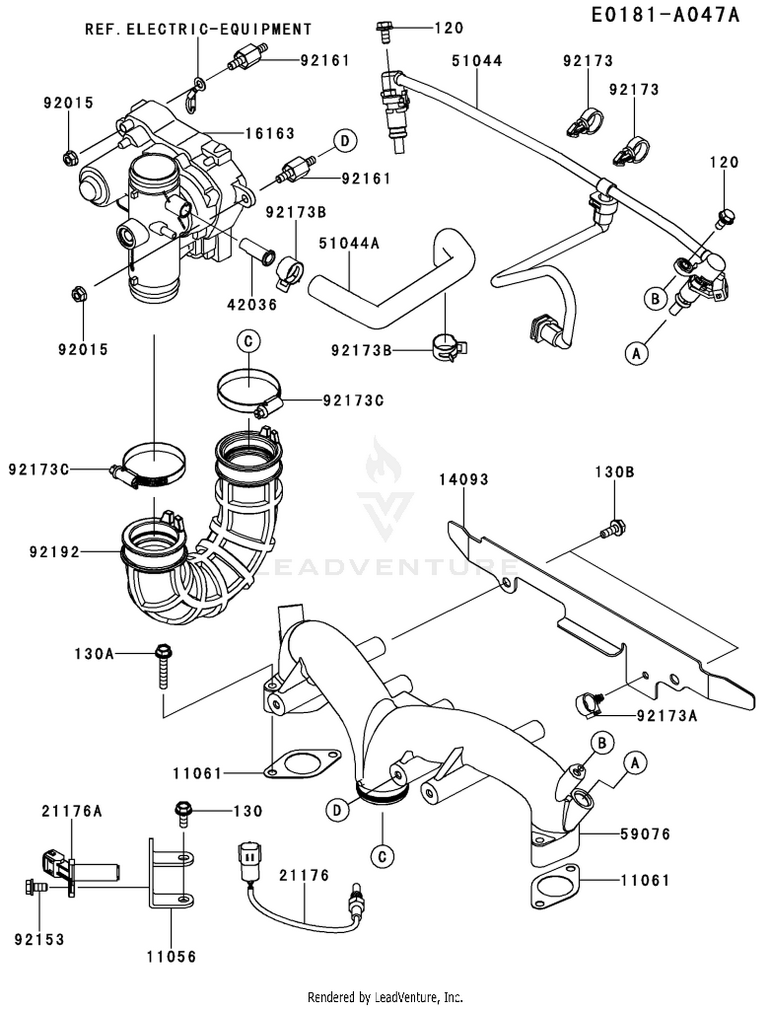 FX850V-BS47 THROTTLE EQUIPMENT