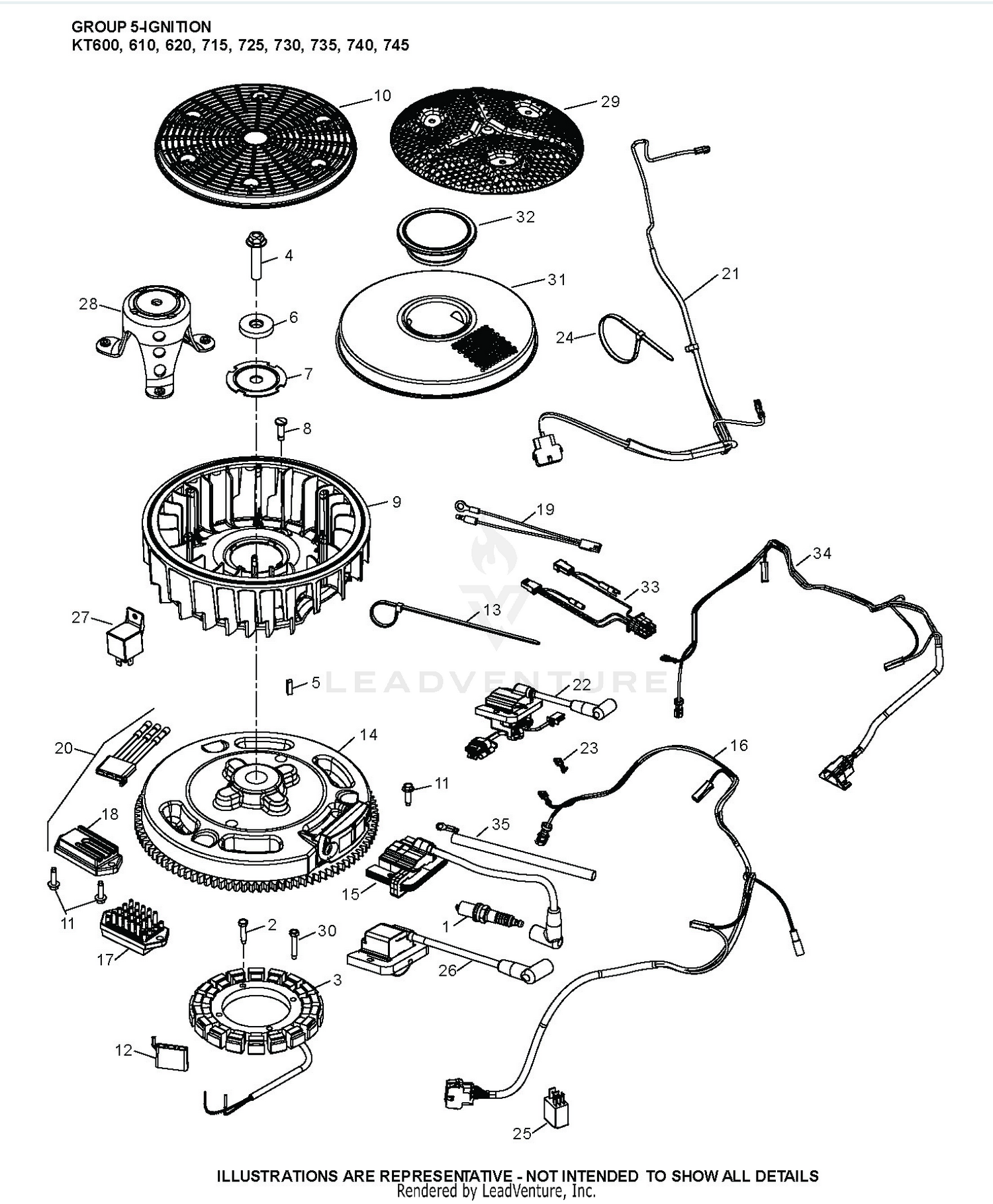 KT740-3100 Ignition & Charging