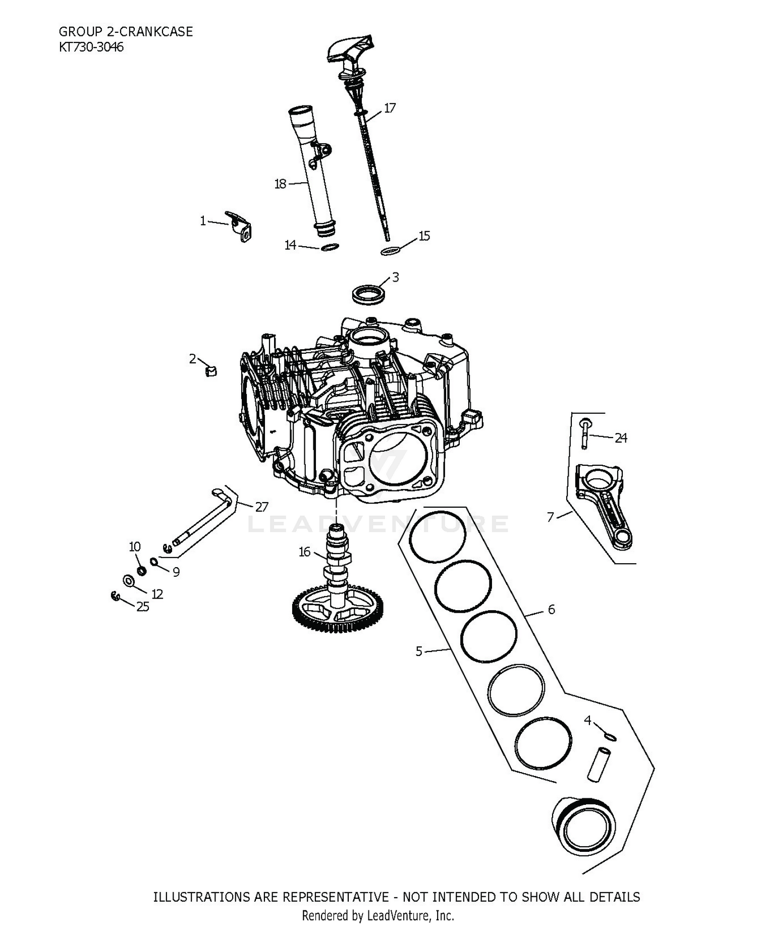 KT730-3046 CrankCase