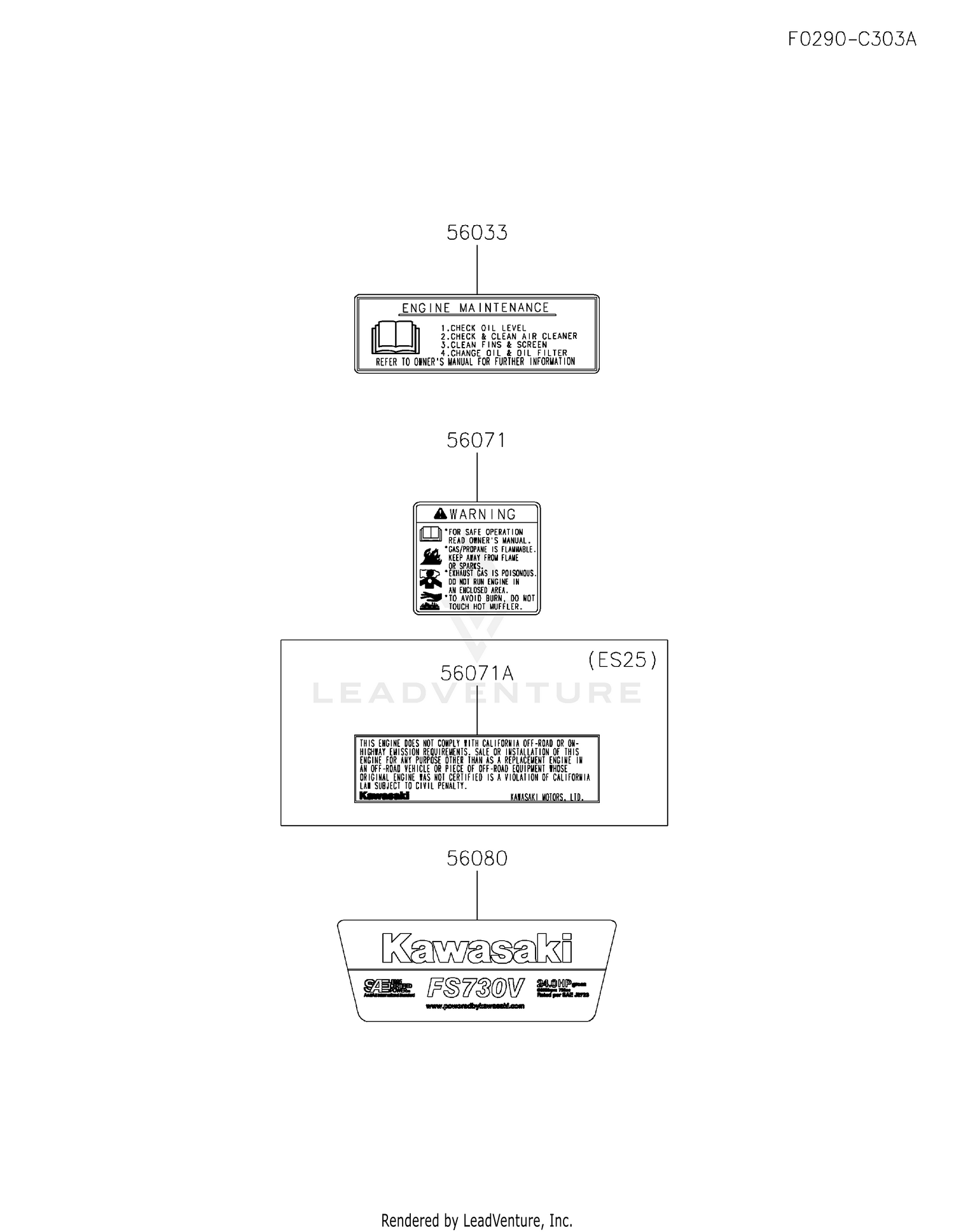 FS730V-DS25 LABEL