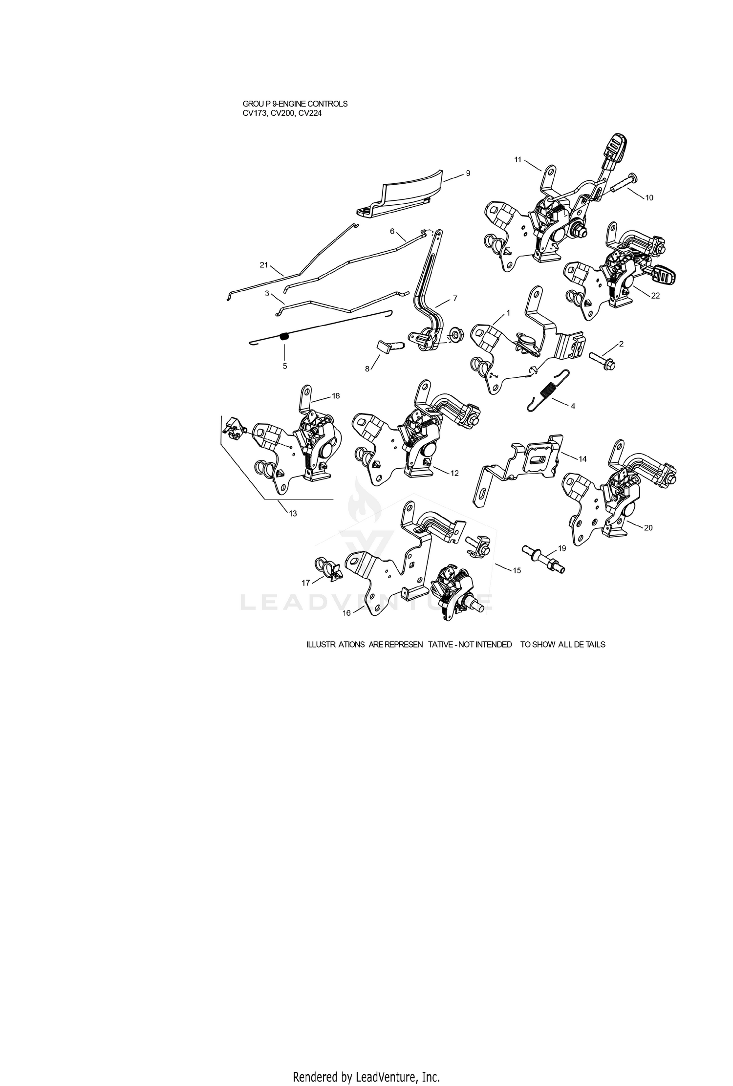 CV173-3016 Engine Controls