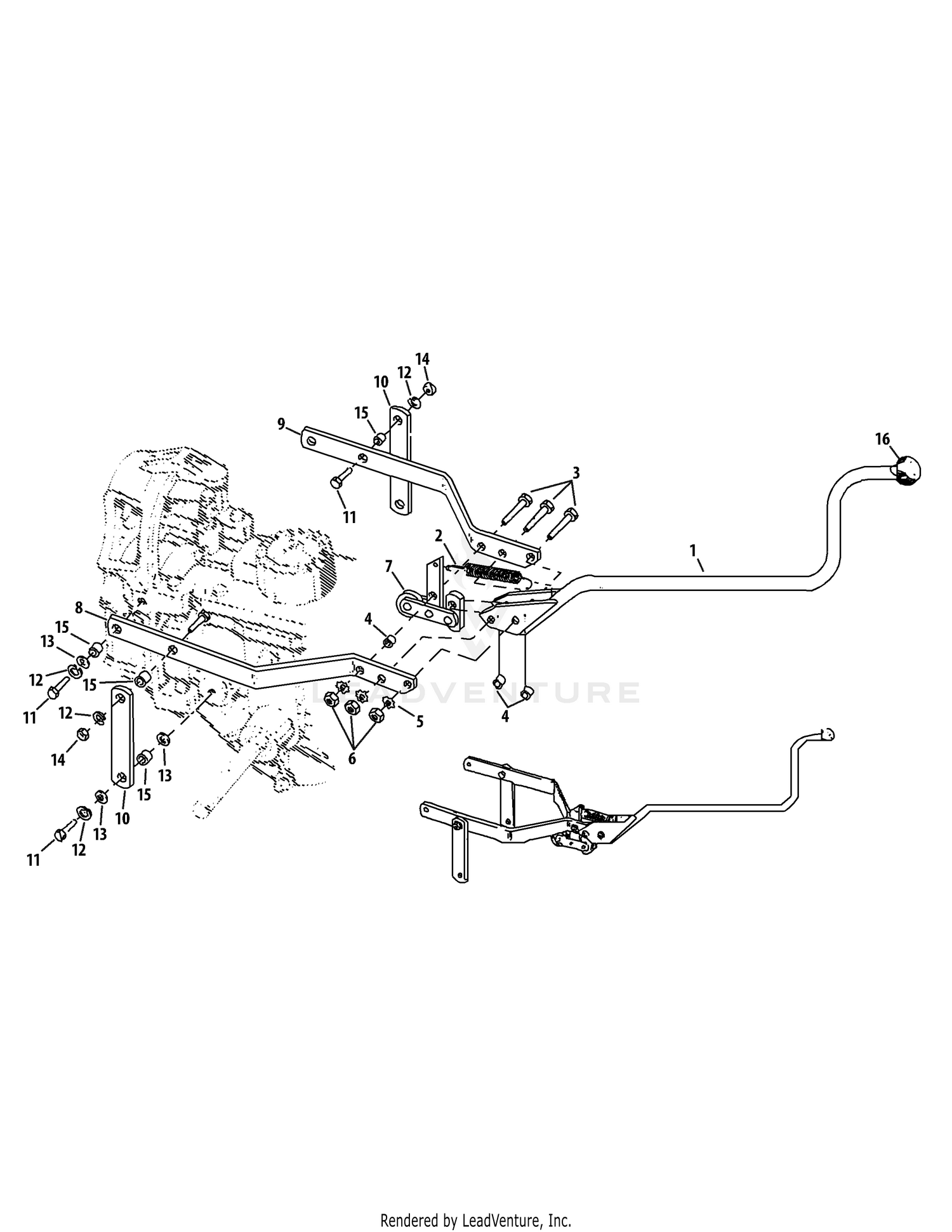 Drive Lever & Yoke Assembly