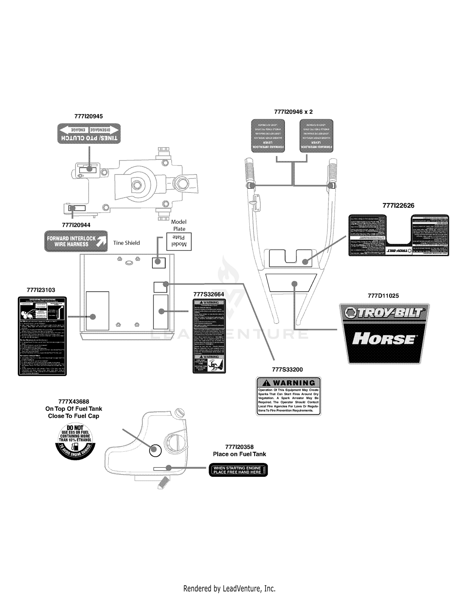 Label Map Horse