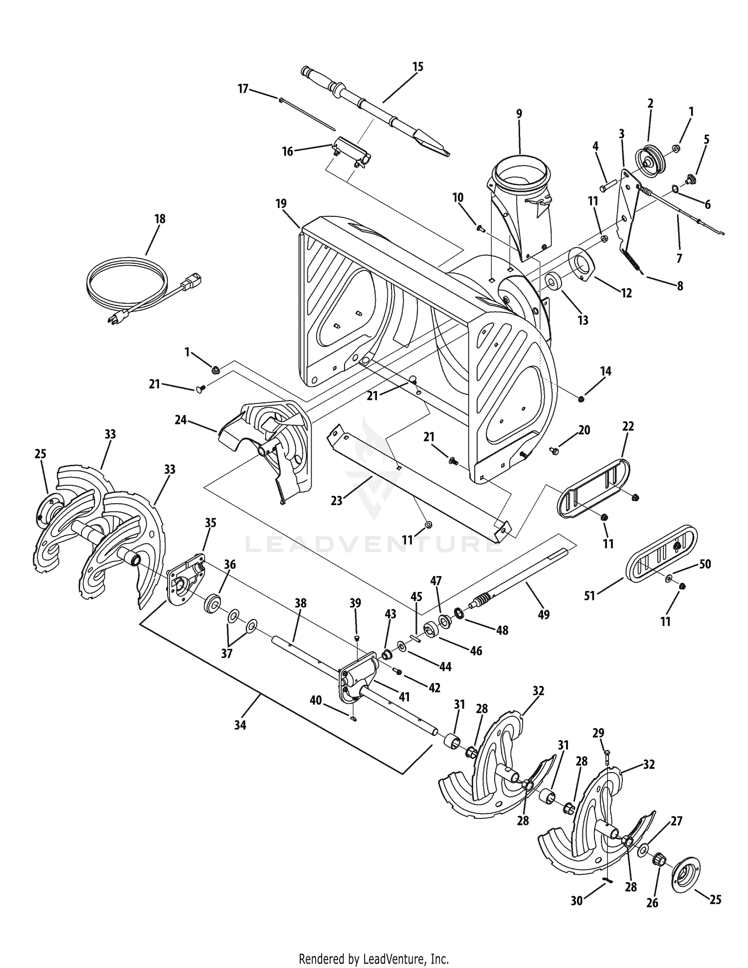 Auger Housing & Assembly